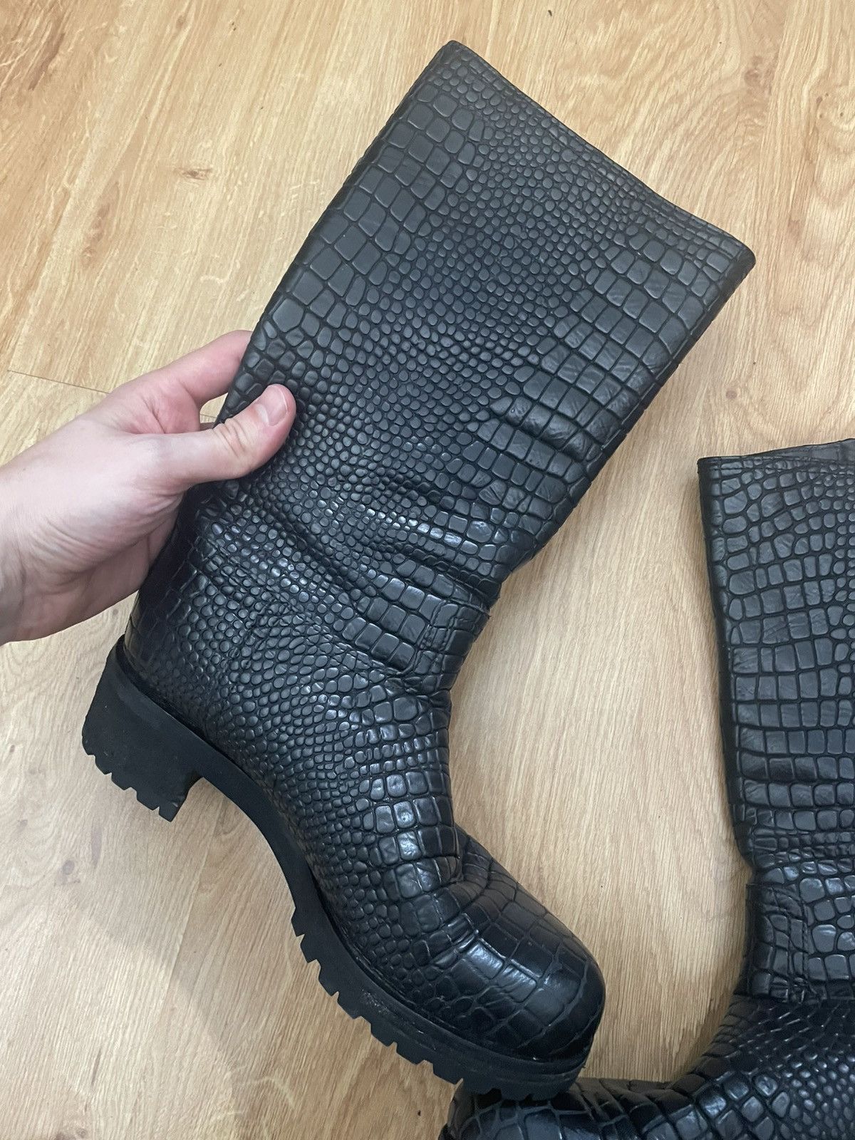 Prada Prada crocodile Boots Size US 8 / IT 38 - 2 Thumbnail
