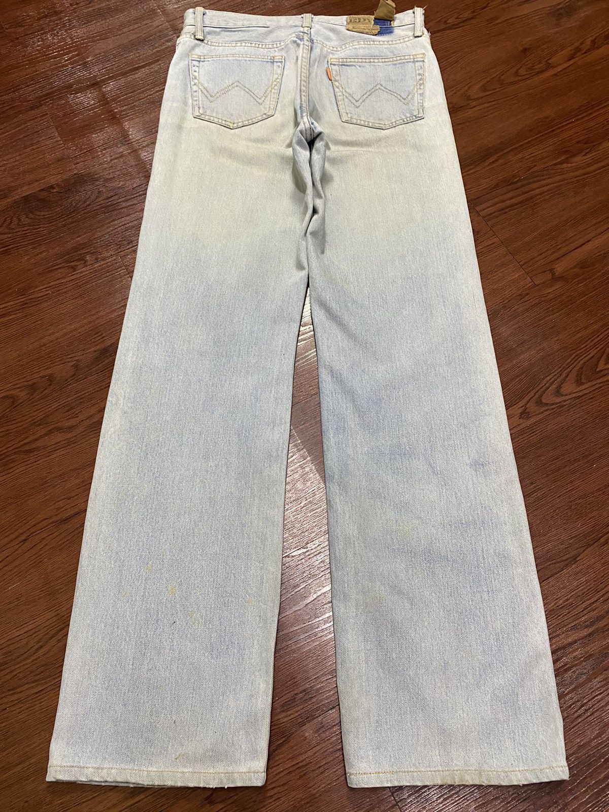 Japanese Brand Vintage Edwin Faded Wash Loose Jeans Size US 30 / EU 46 - 2 Thumbnail