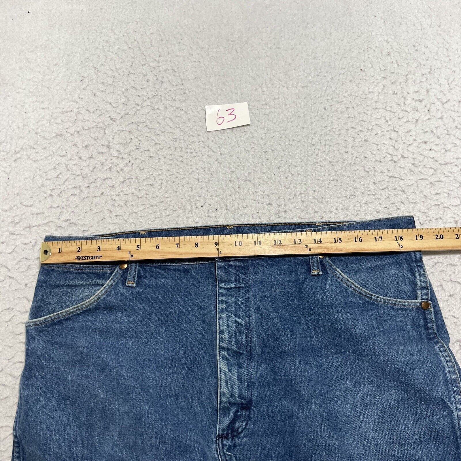 Wrangler Vintage Wrangler Western Straight Denim Blue Jeans Size US 38 / EU 54 - 9 Thumbnail