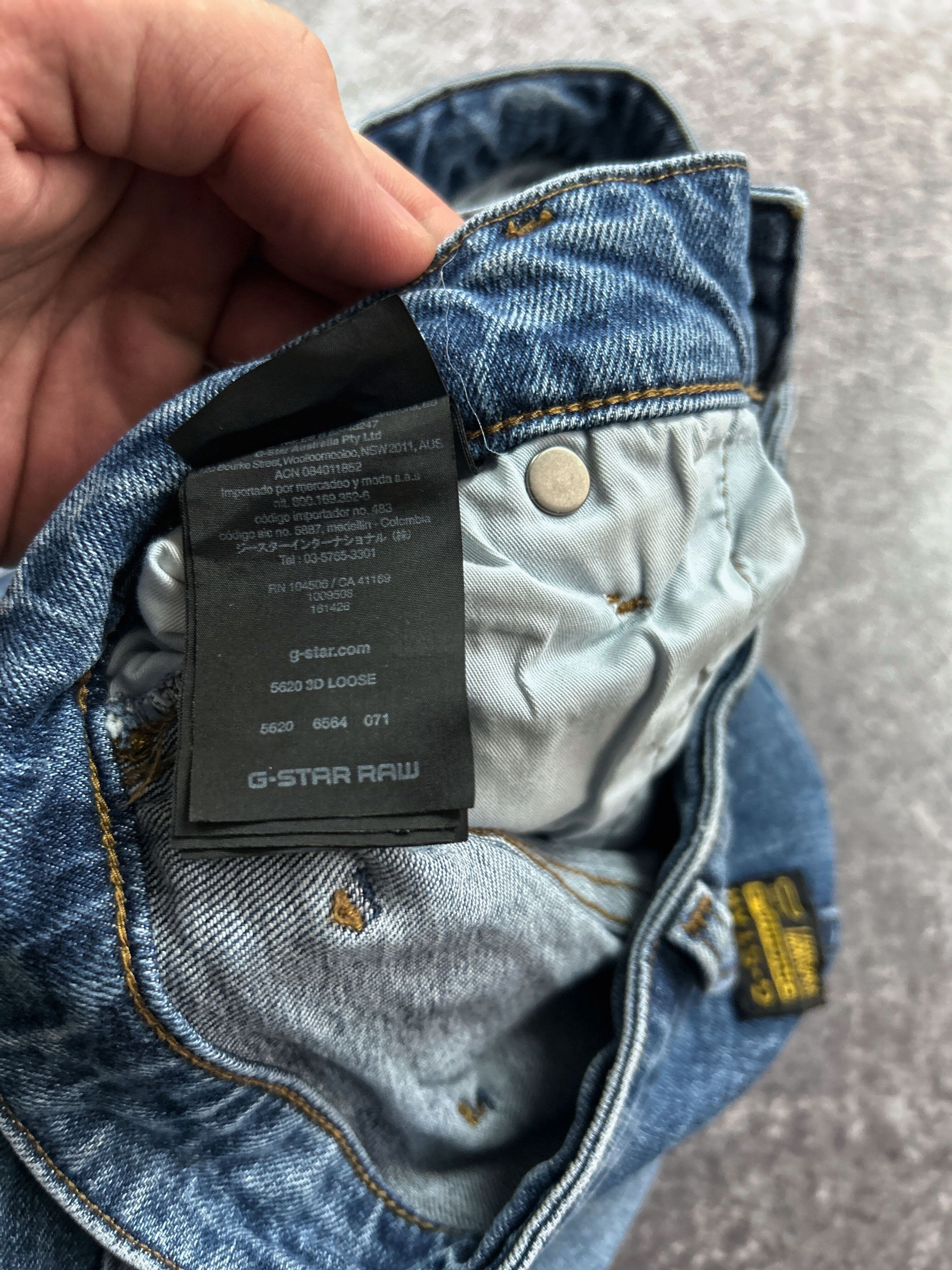 Vintage stone 🥌 washed gstar jeans japan like hystreic glamour vibe Size US 32 / EU 48 - 8 Thumbnail