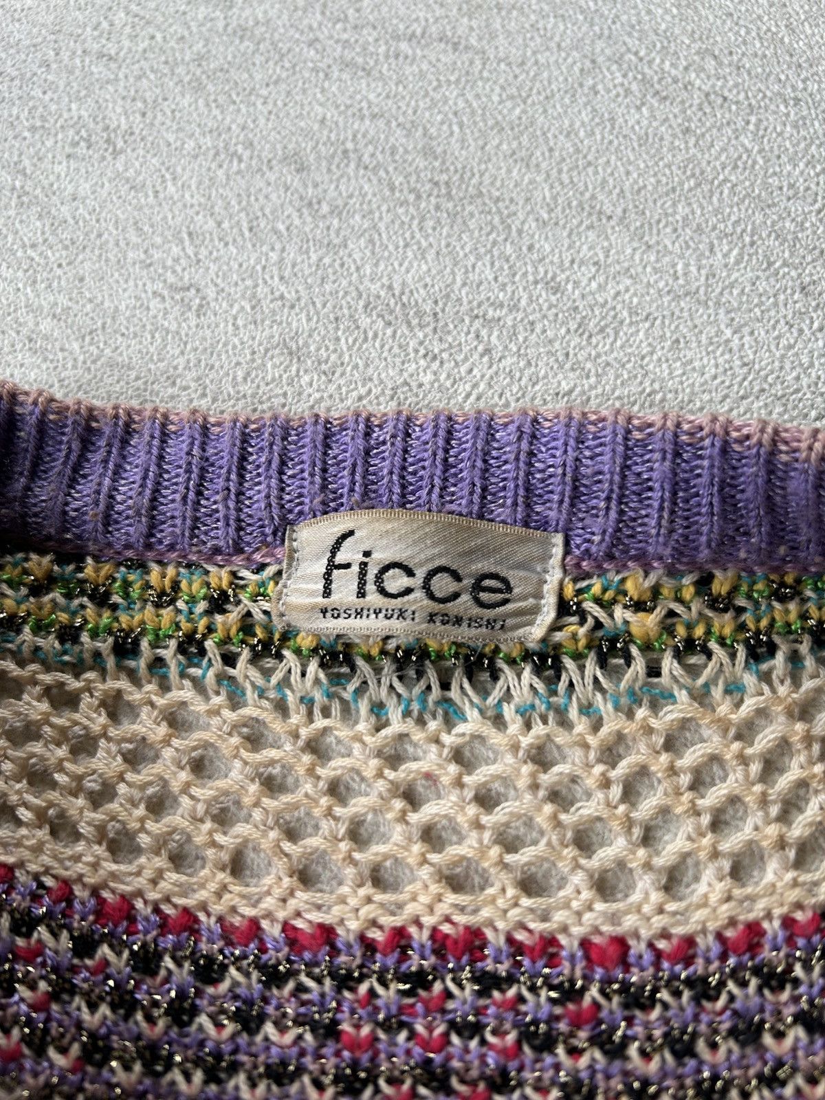 Yoshiyuki Konishi Vintage Ficce By Yoshiyuki Konishi Ficce Uomo Logo Knit Size US M / EU 48-50 / 2 - 6 Thumbnail