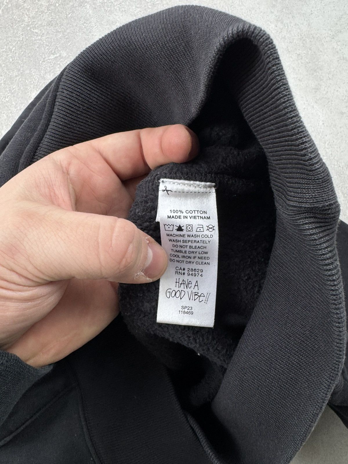 Stussy Stussy Basic Stock Logo Black Washed Hoodie Long Sleeve Size US M / EU 48-50 / 2 - 10 Thumbnail