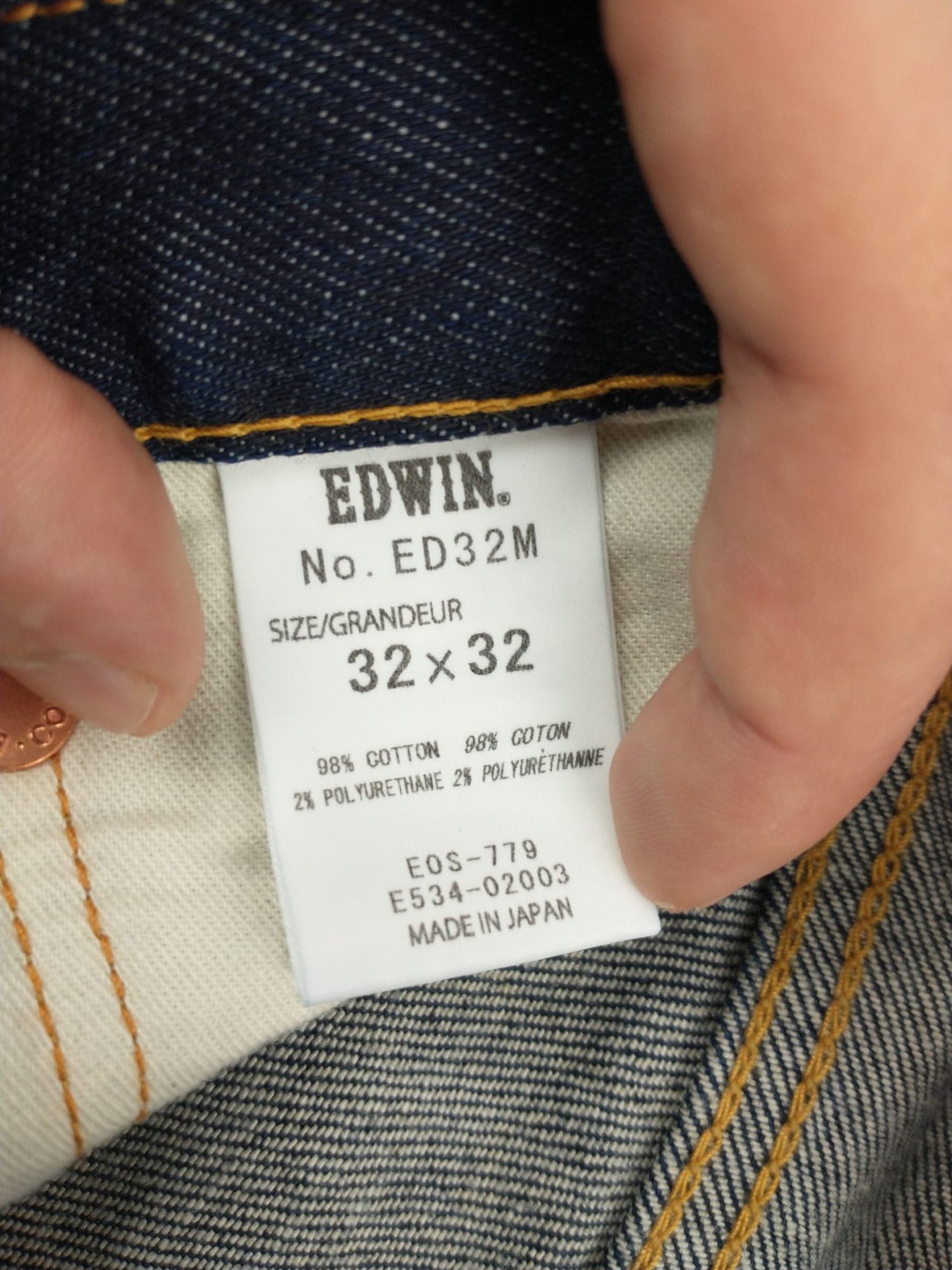 Edwin Edwin ED32M Made in Japan Selvedge Jeans Size 32 x 32 Size US 32 / EU 48 - 3 Thumbnail