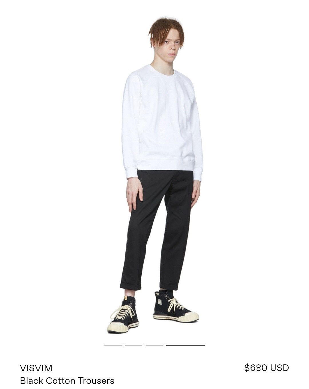Visvim Visvim Black Trouser Cropped Pants Size US 32 / EU 48 - 2 Thumbnail