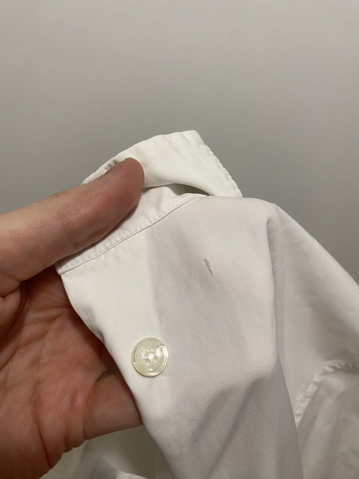 Hermes Luxury hermes long white dress with collar Size L / US 10 / IT 46 - 16 Thumbnail
