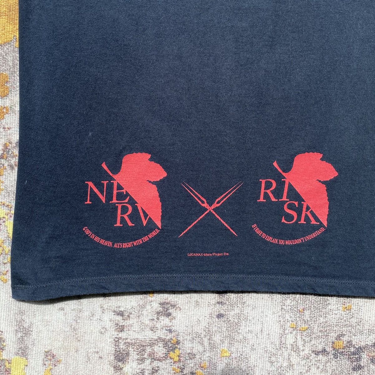 Anime Vintage Anime Evangelion X Risk Tee©️Gainax.khara/Project Eva Size US S / EU 44-46 / 1 - 10 Thumbnail