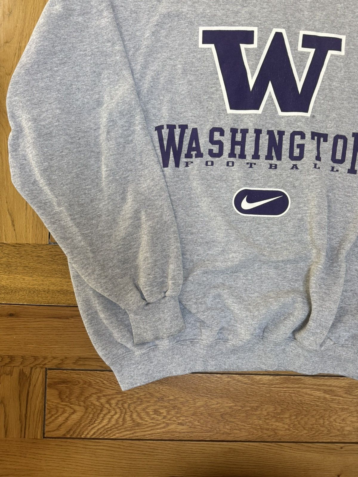 Nike Vintage Nike Washington Huskies Sweatshirt – Grey Size Large Size US L / EU 52-54 / 3 - 5 Thumbnail