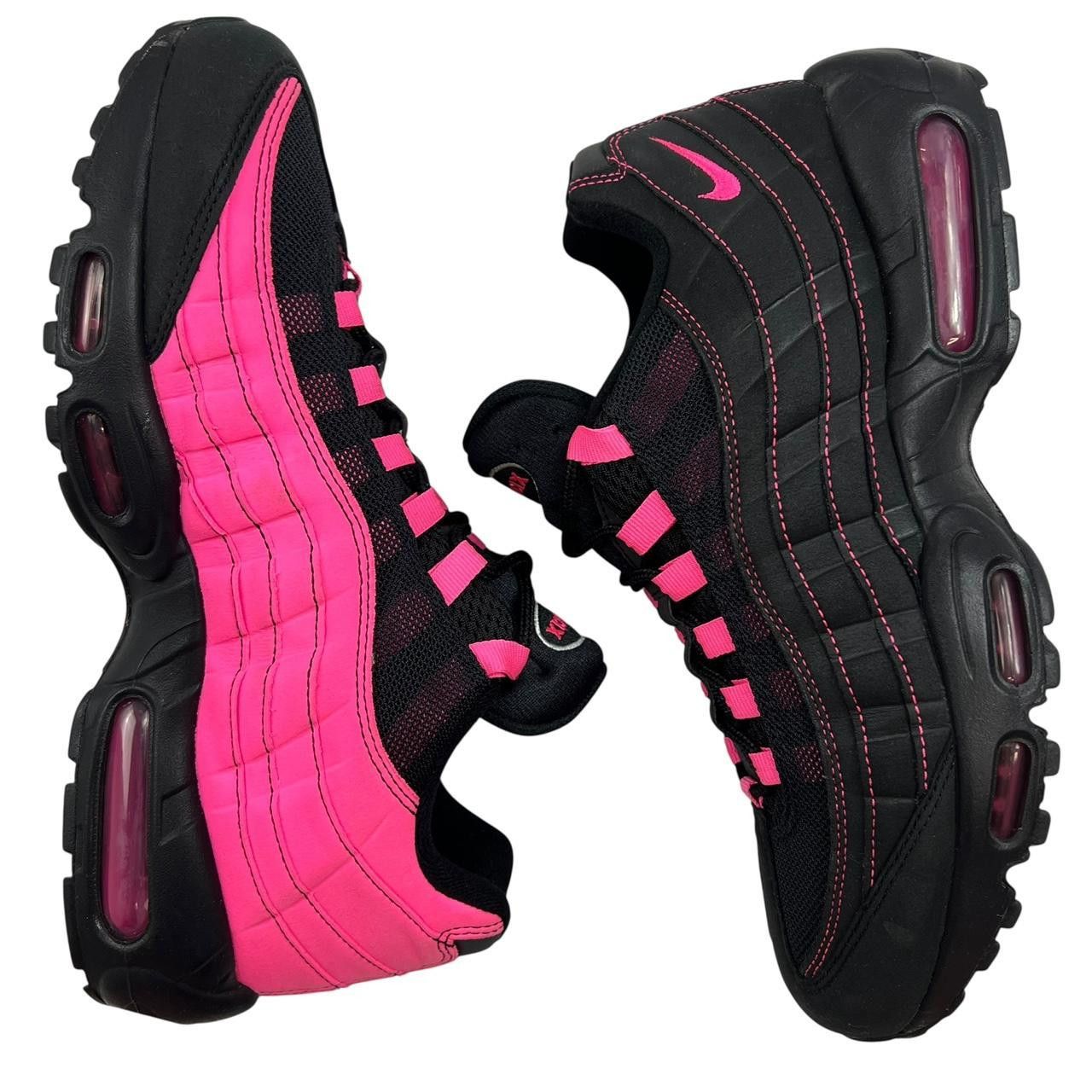 Nike Nike Air Max 95 Black Pink Blast - Size US 10 / EU 44 Size US 10 / EU 43 - 4 Thumbnail