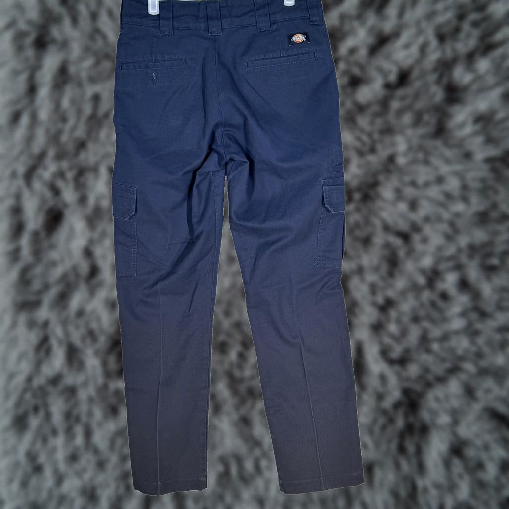 Dickies Dickies WP594DN Pants Mens 30x32 Blue Slim Straight Cargo Workwear Utility Size US 30 / EU 46 - 1 Thumbnail