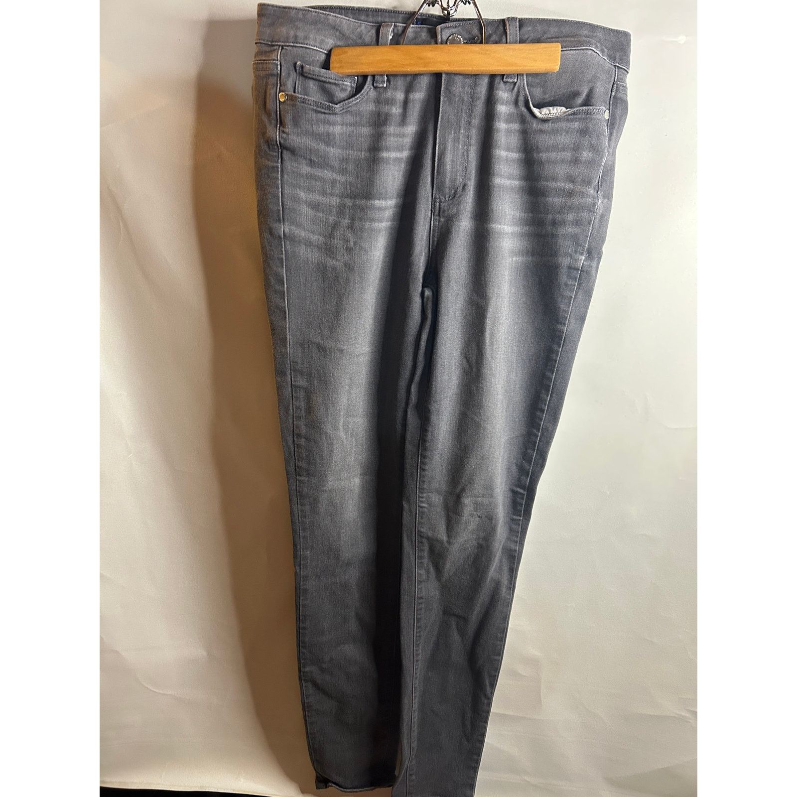 PAIGE Women's Hoxton High Rise Ultra Skinny Jeans In Abella (Dark Blue) - View #8