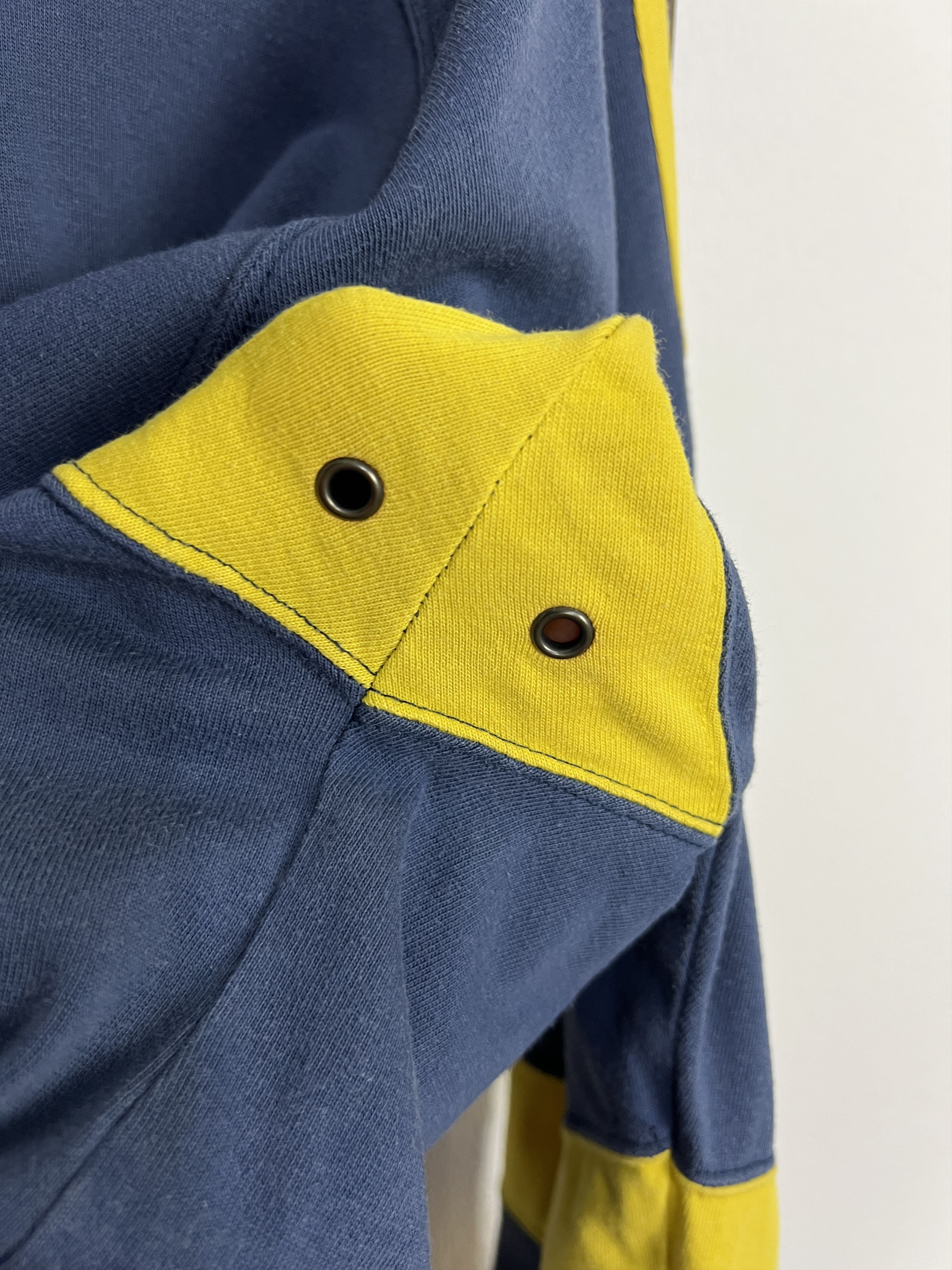 Logo Athletic Indiapa Pacers NBA Long Sleeve Jersey Blue Yellow Sweatshirt Size US M / EU 48-50 / 2 - 5 Thumbnail