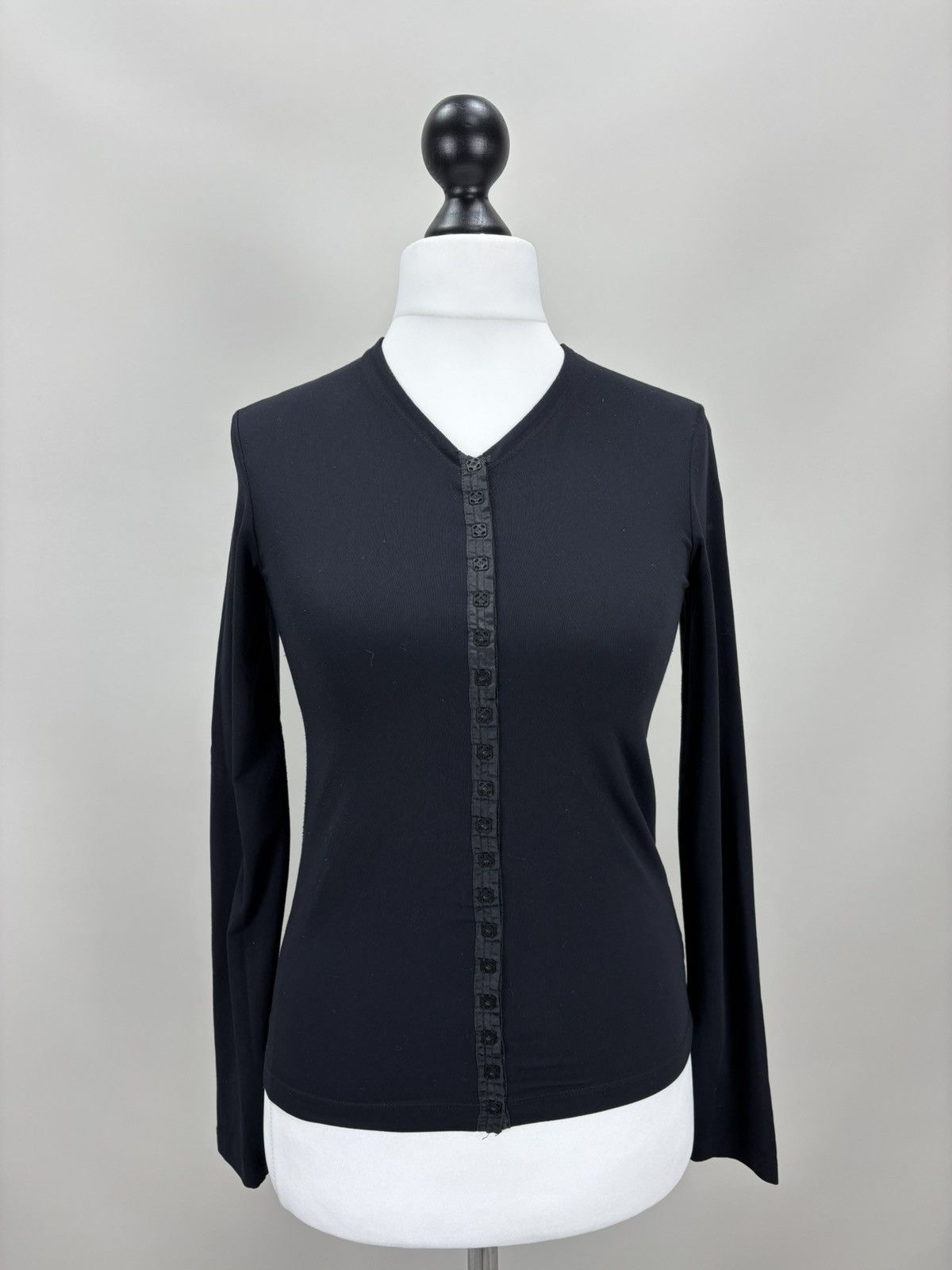 Marithe + Francois Girbaud Womens blouse Marithe Francois Girbaud Size 42 Color Black Size M / US 6-8 / IT 42-44 - 2 Thumbnail