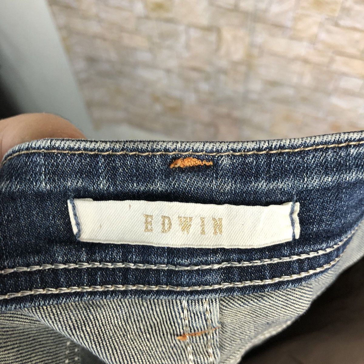 Edwin Edwin Blue Distressed Denim Pants #A344 Size US 32 / EU 48 - 23 Thumbnail