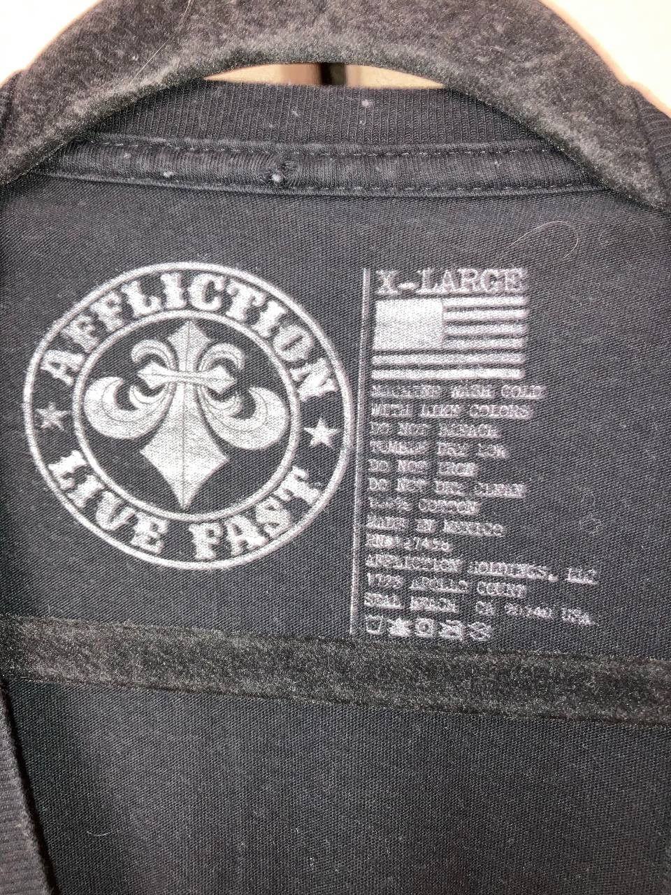 Affliction VINTAGE AFFLICTION T SHIRT TEE SKULL SKATE GOTH PUNK Y2K Size US XL / EU 56 / 4 - 7 Thumbnail