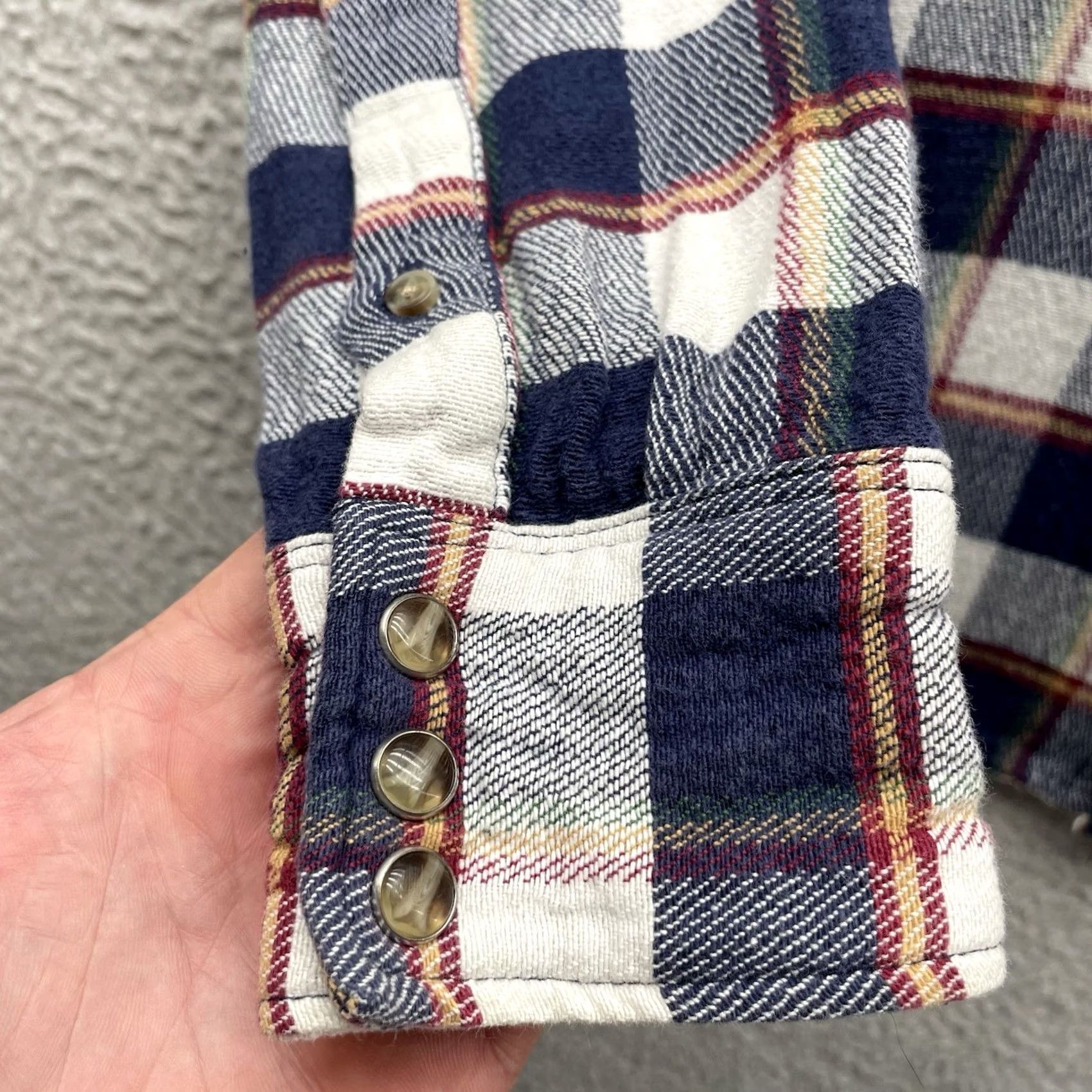 Vintage Salt Valley Shirt Mens M Western Plaid Cotton Polyester Blue Button-Up Snap Pocket Casual, Travel, Workwear Size US M / EU 48-50 / 2 - 4 Thumbnail