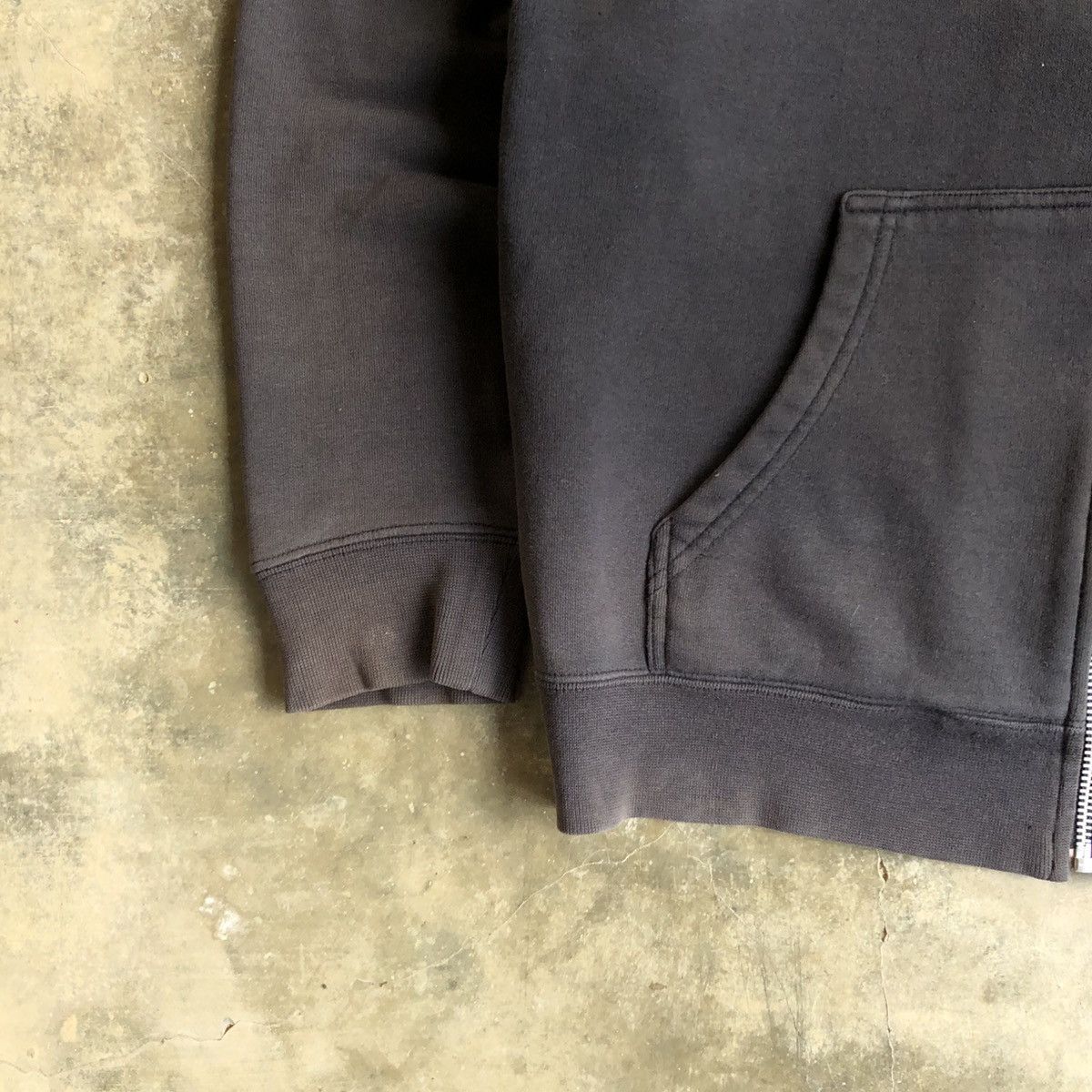 Stussy Vintage Trashed Stussy Dagger Rope Logo Ziphoodie Black Size US L / EU 52-54 / 3 - 9 Thumbnail