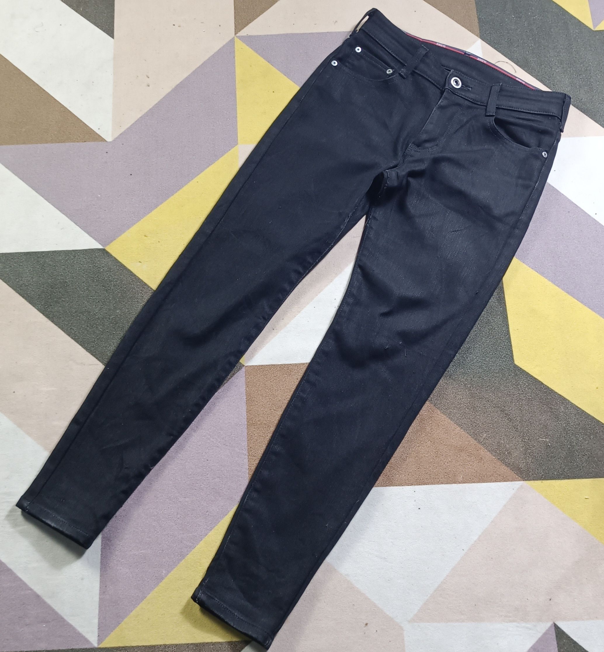 Edwin × If Six Was Nine × Japanese Brand Edwin Jersey Super Black Cutting Slim Fit Size US 29 - 1 Thumbnail