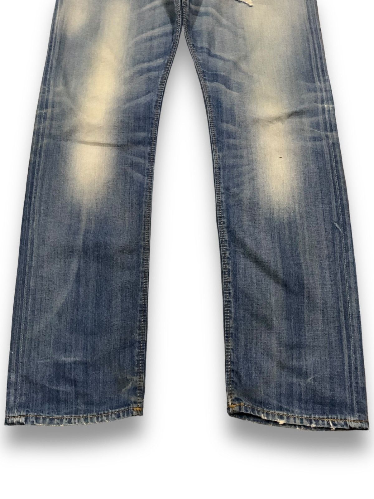 Diesel Diesel Blue Eyecons 2016/2Edition Blue Wash Distressed Jeans Size US 32 / EU 48 - 8 Thumbnail