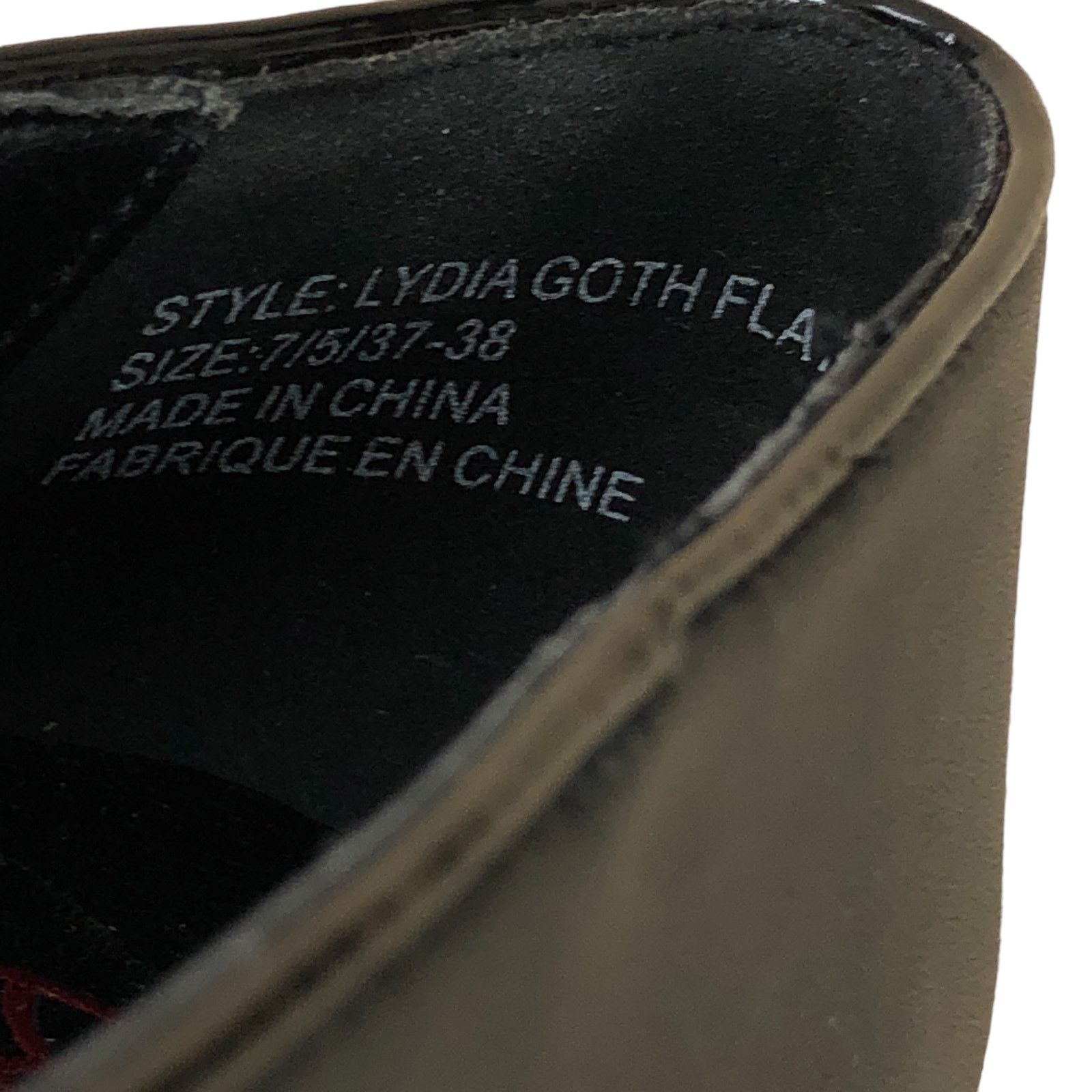 Other Strange Cvlt Womens Size 7 Lydia Goth Flat Black Loafer NEW Size US 7 / IT 37 - 9 Thumbnail