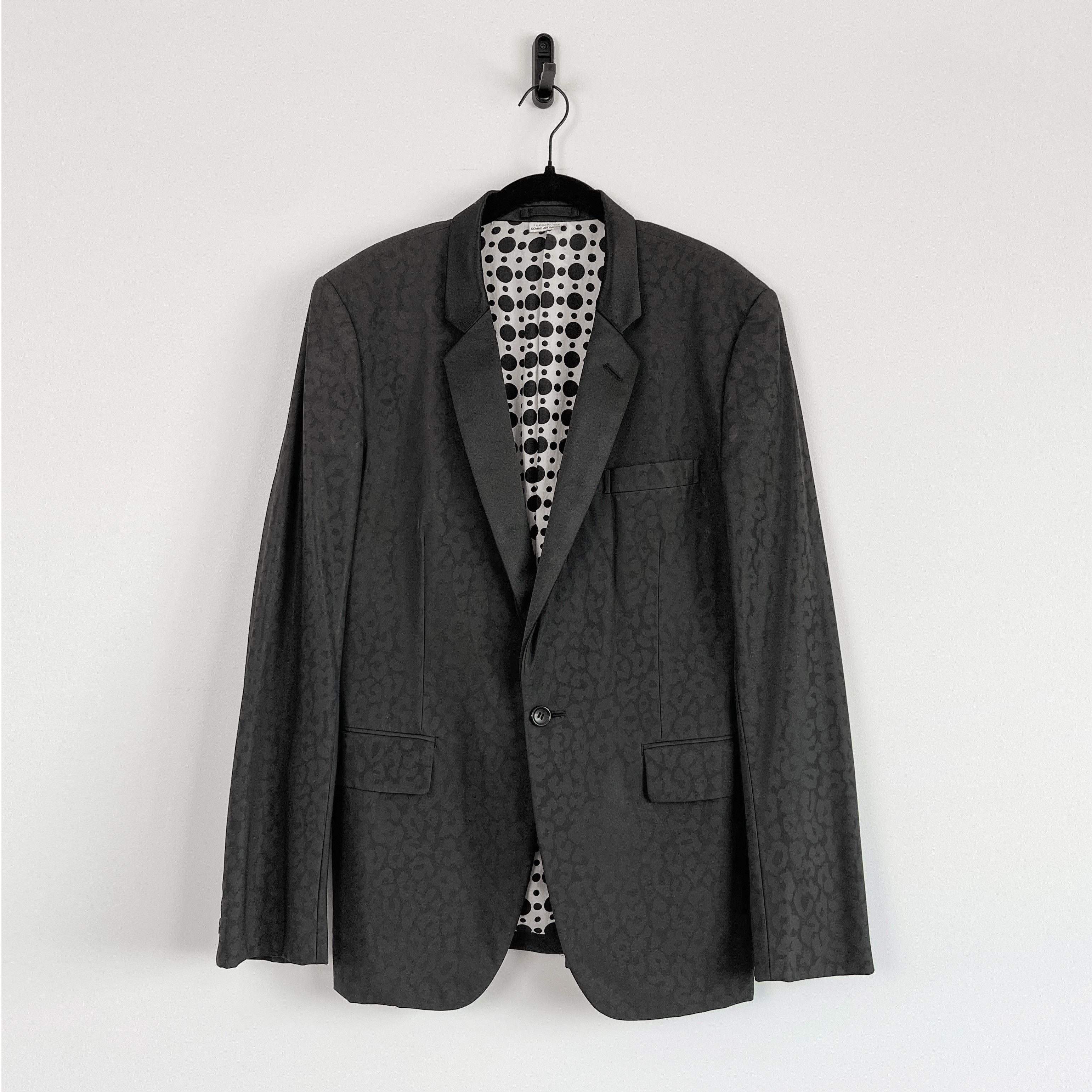 Comme des Garcons Rare 2008 Comme Des Garcons Homme Plus Leopard Blazer Size 36R - 1 Thumbnail