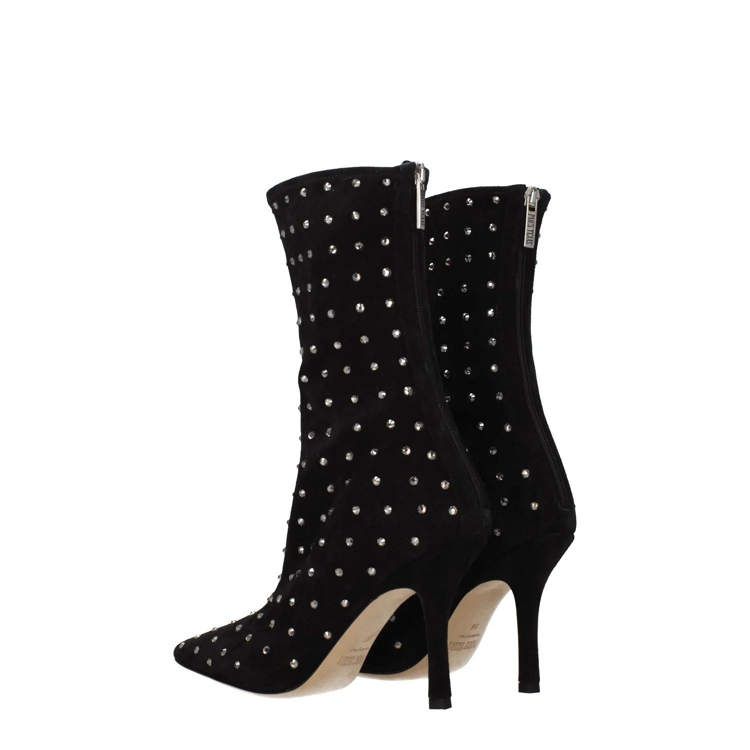 Paris Texas ob1o1e1124 Suede Ankle Boots in Black Size US 6 / IT 36 - 4 Thumbnail