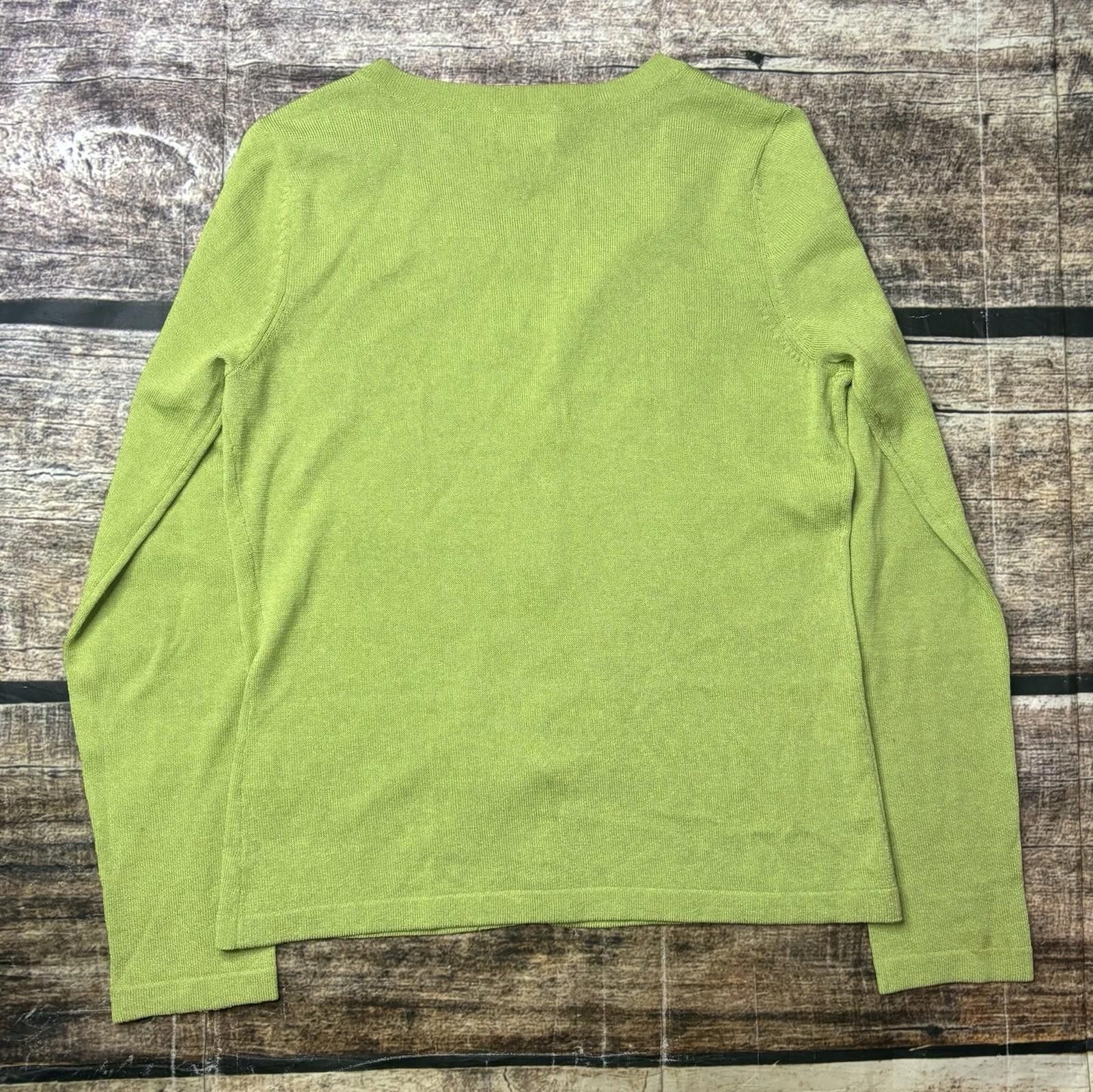 Other Sigrid Olsen Cardigan Sweater Womens XS Embroidered Sequin Size XS / US 0-2 / IT 36-38 - 3 Thumbnail