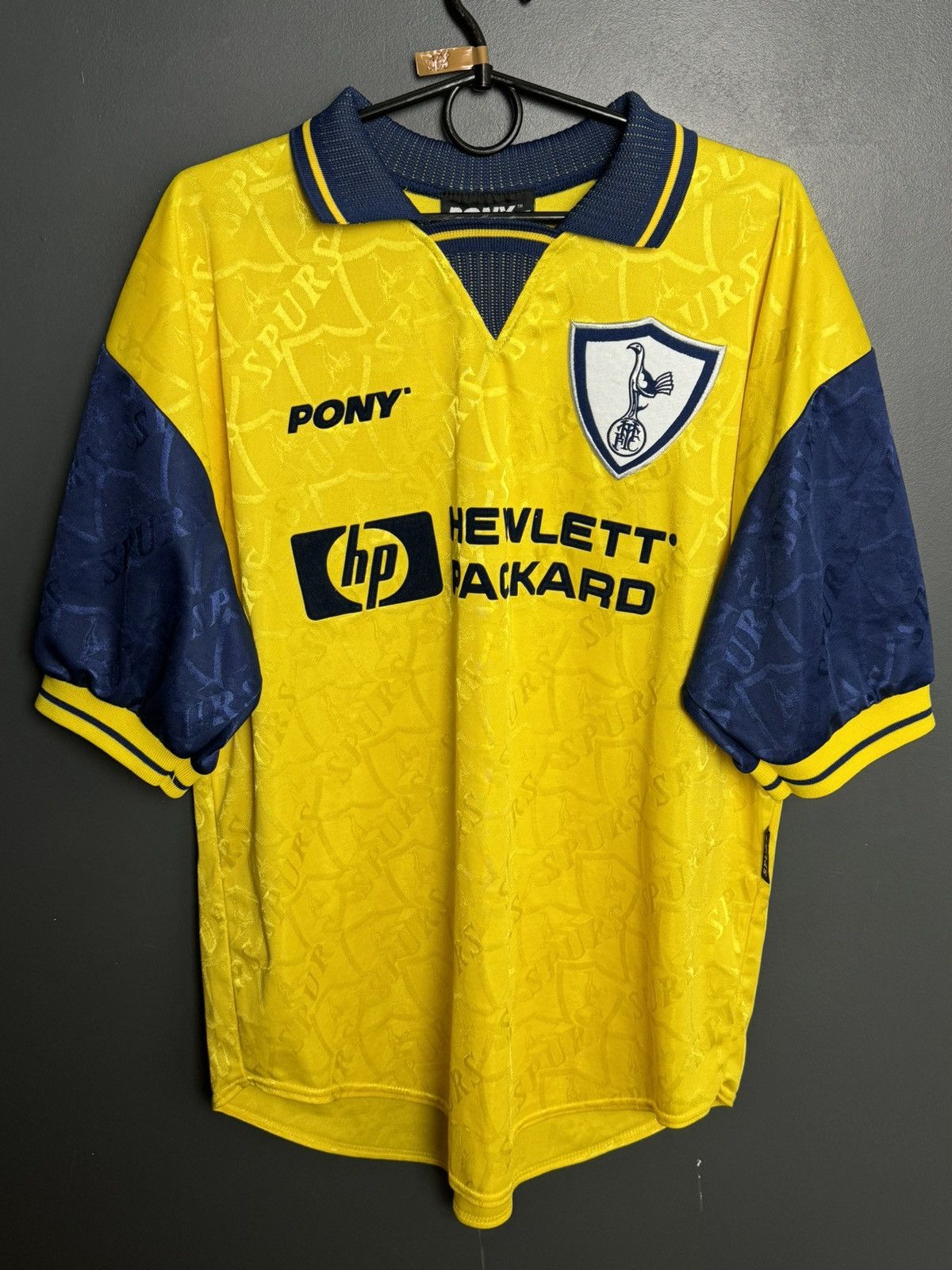 PONY Tottenham Hotspur 95/97 Away Football Jersey Size US L / EU 52-54 / 3 - 1 Thumbnail