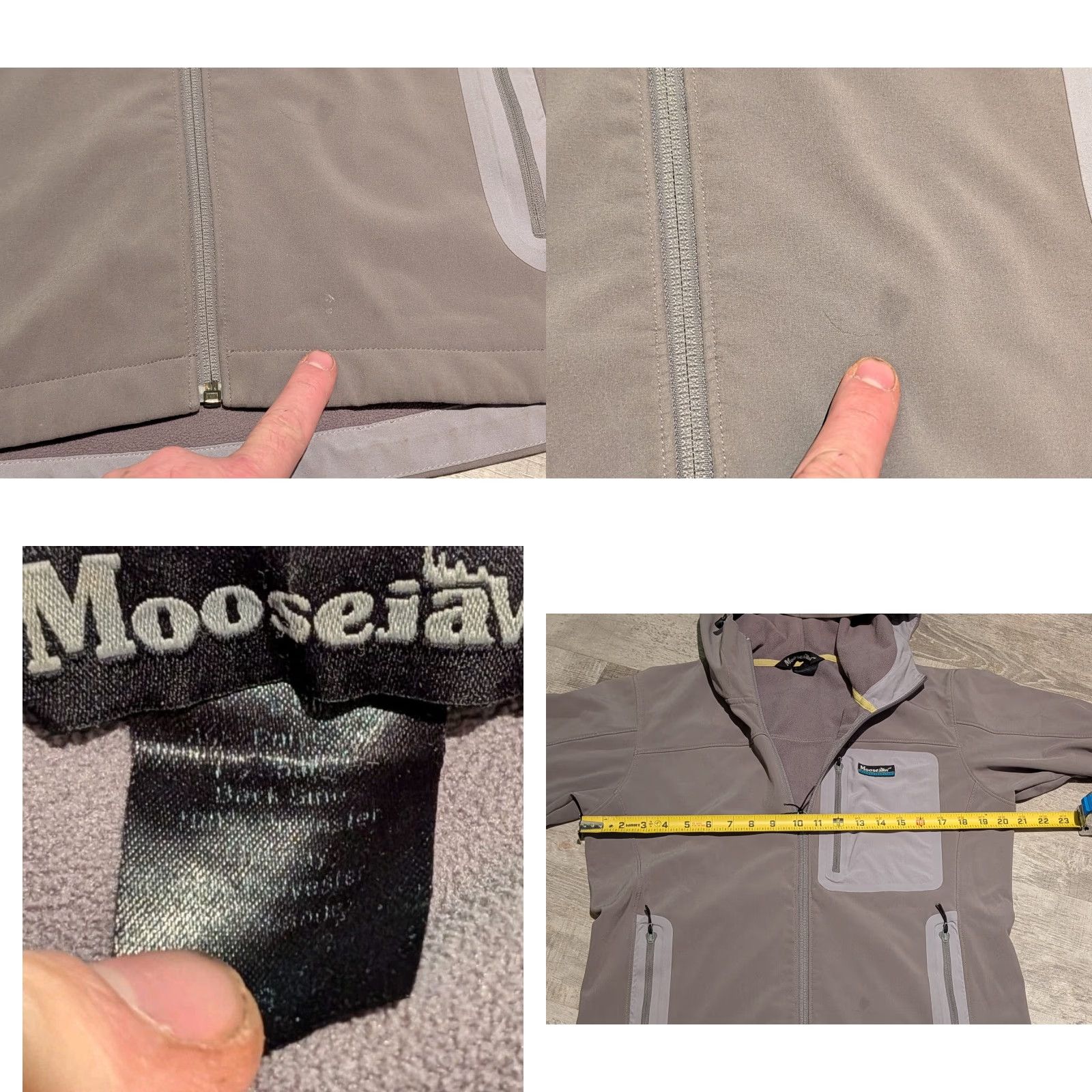 Vintage Moosejaw Mountaineering Jacket Adult Medium Gray Hooded Lined Mens Size US M / EU 48-50 / 2 - 8 Thumbnail