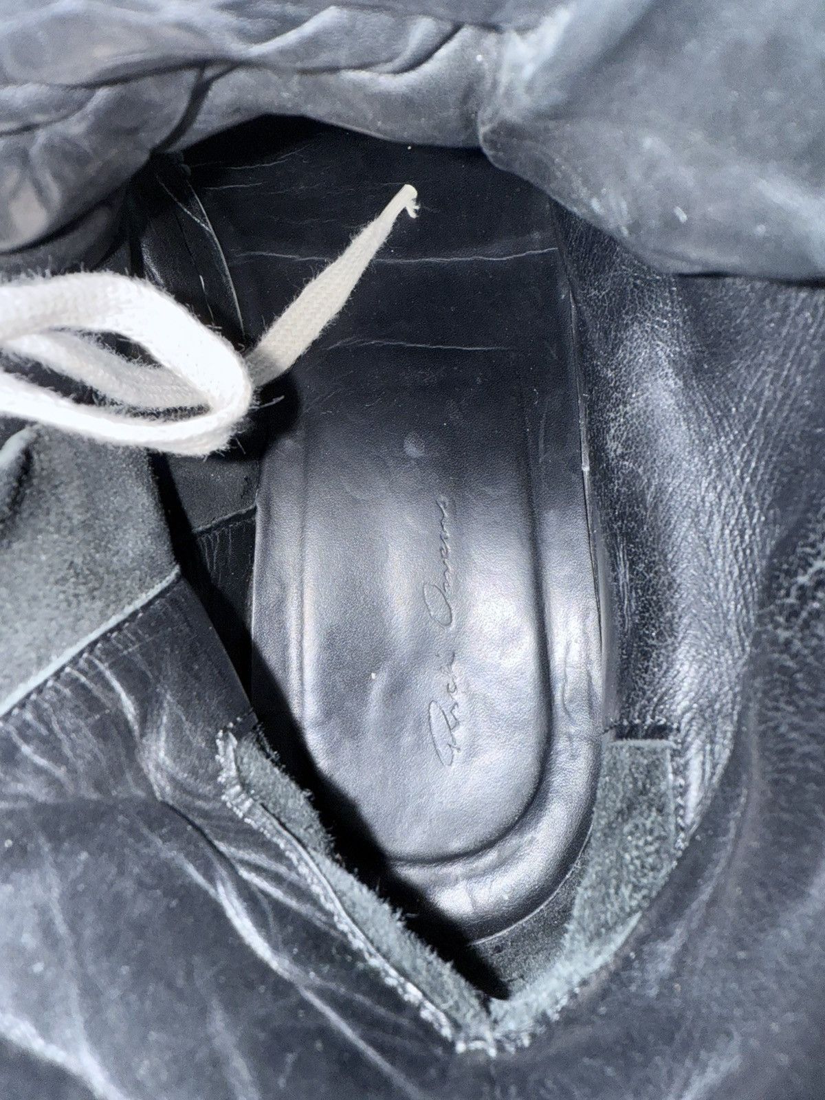 Rick Owens Rick Owens FW2007 Geobaskets Black/Cream Hi-Top Sneakers Size US 9 / EU 42 - 10 Thumbnail