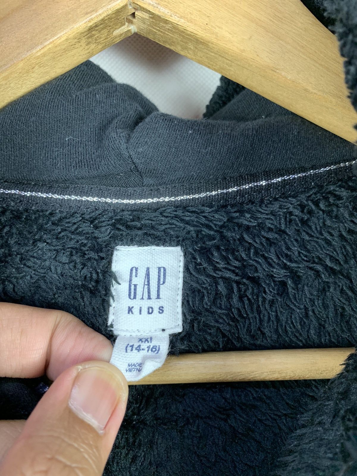 Gap Steals! GAP Kids Half Zip Hoodie Fleece Size XS / US 0-2 / IT 36-38 - 5 Thumbnail