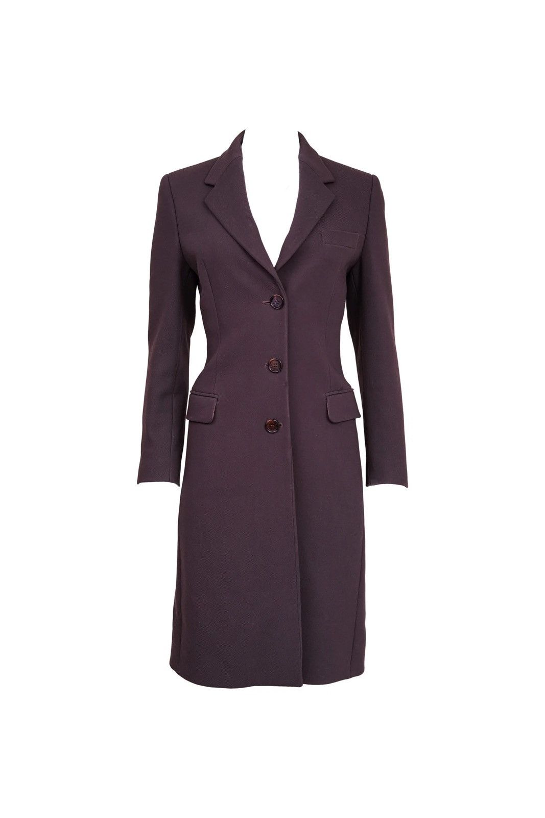 Dolce & Gabbana Dolce & Gabbana 1990s Single-Breasted Brown Coat Size S / US 4 / IT 40 - 1 Thumbnail