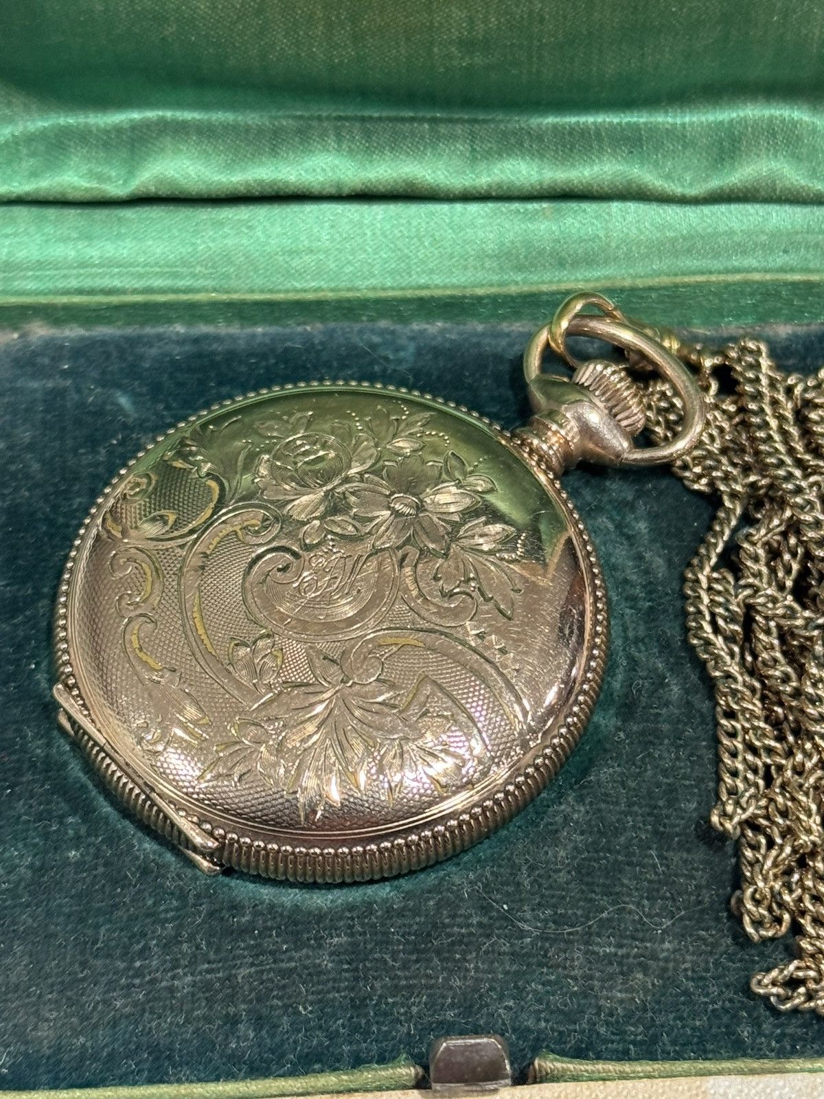 Elgin National Watch Company Vintage 1890s Elgin Gold Filled Pocket Watch Size ONE SIZE - 16 Thumbnail