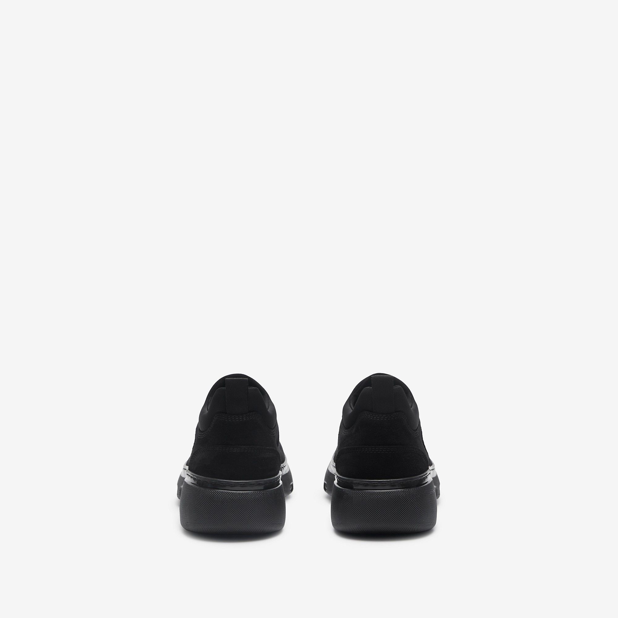 Burberry o1w1db10125 Suede Foam Sneakers in Black Size US 10 / EU 43 - 4 Thumbnail