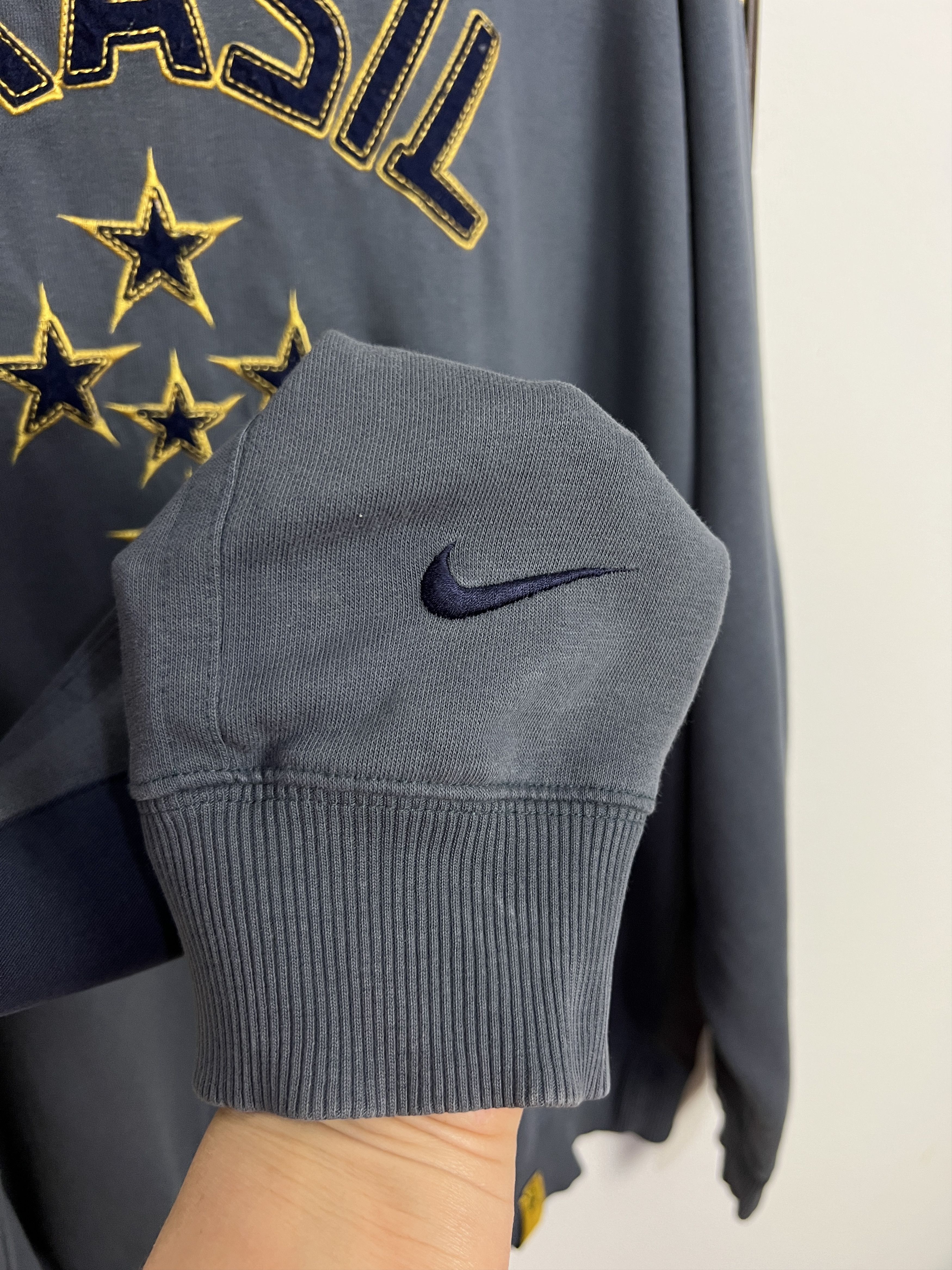 Nike Vintage Brazil Football Sweatshirt National Track Top Rare Size US XXL / EU 58 / 5 - 6 Thumbnail