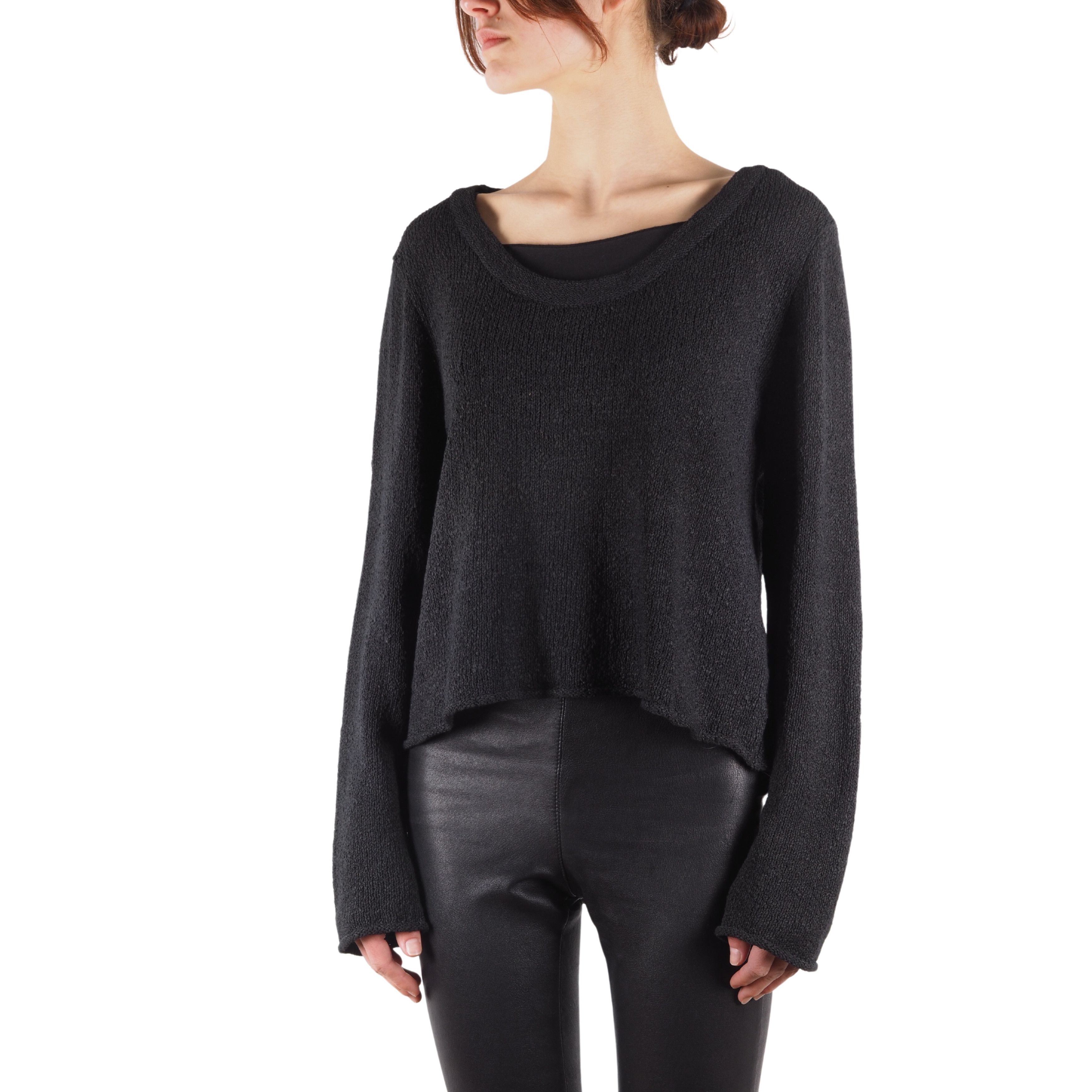 Annette Gortz Annette Gortz Charcoal Gray Textured Knit Sweater Size M / US 6-8 / IT 42-44 - 1 Thumbnail