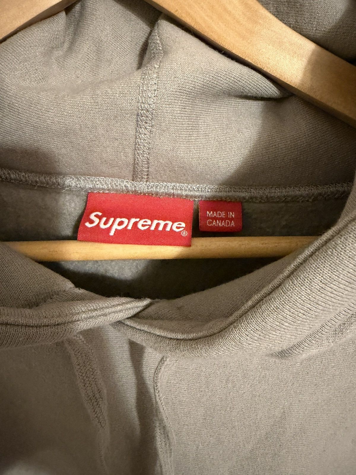 Supreme Taupe Heavy Weight Hoodie Size US XL / EU 56 / 4 - 3 Thumbnail