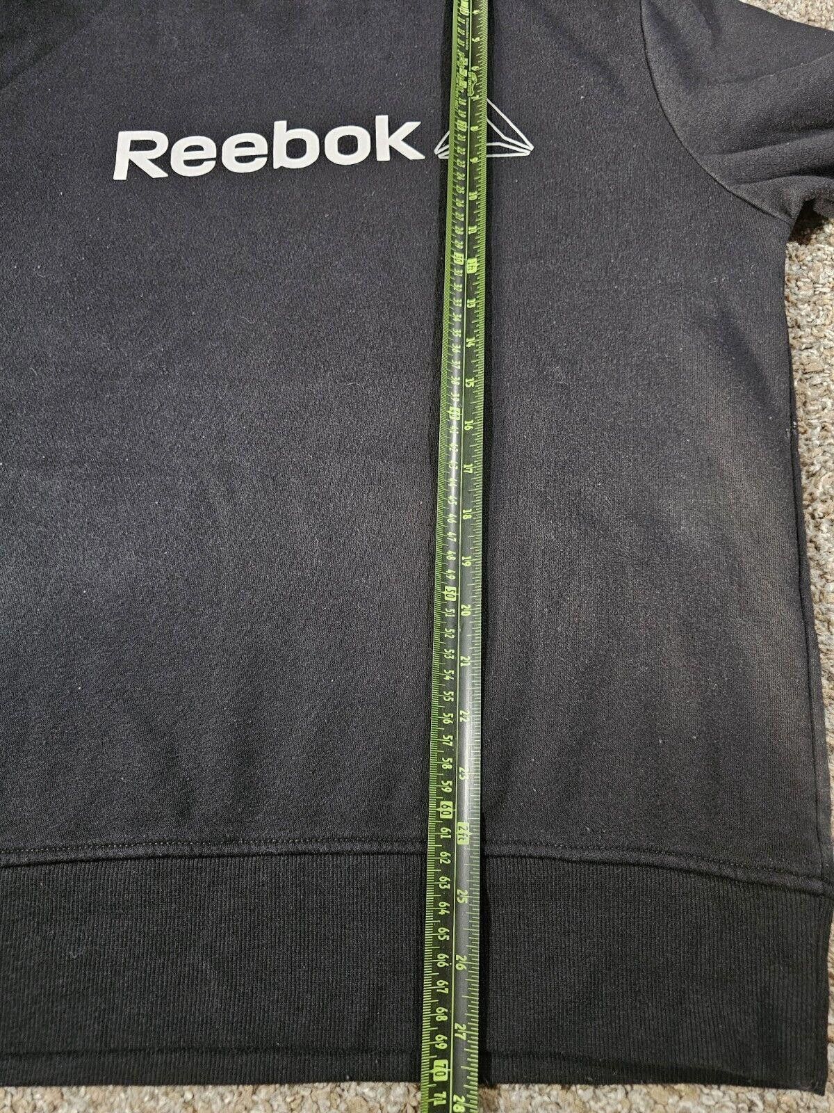 Reebok Reebok Sweater MEDIUM Crewneck Long Sleeve Spellout Black Size US M / EU 48-50 / 2 - 6 Thumbnail
