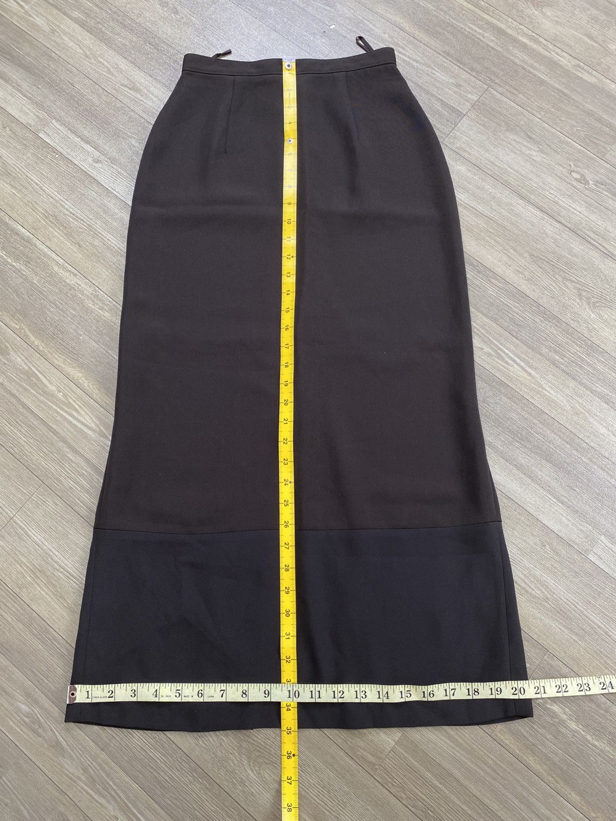 Tricot Comme des Garcons AD1993 Vintage Tricot Comme des Garcons CDG Brown Midi Skirt Size 26" / US 2 / IT 38 - 13 Thumbnail
