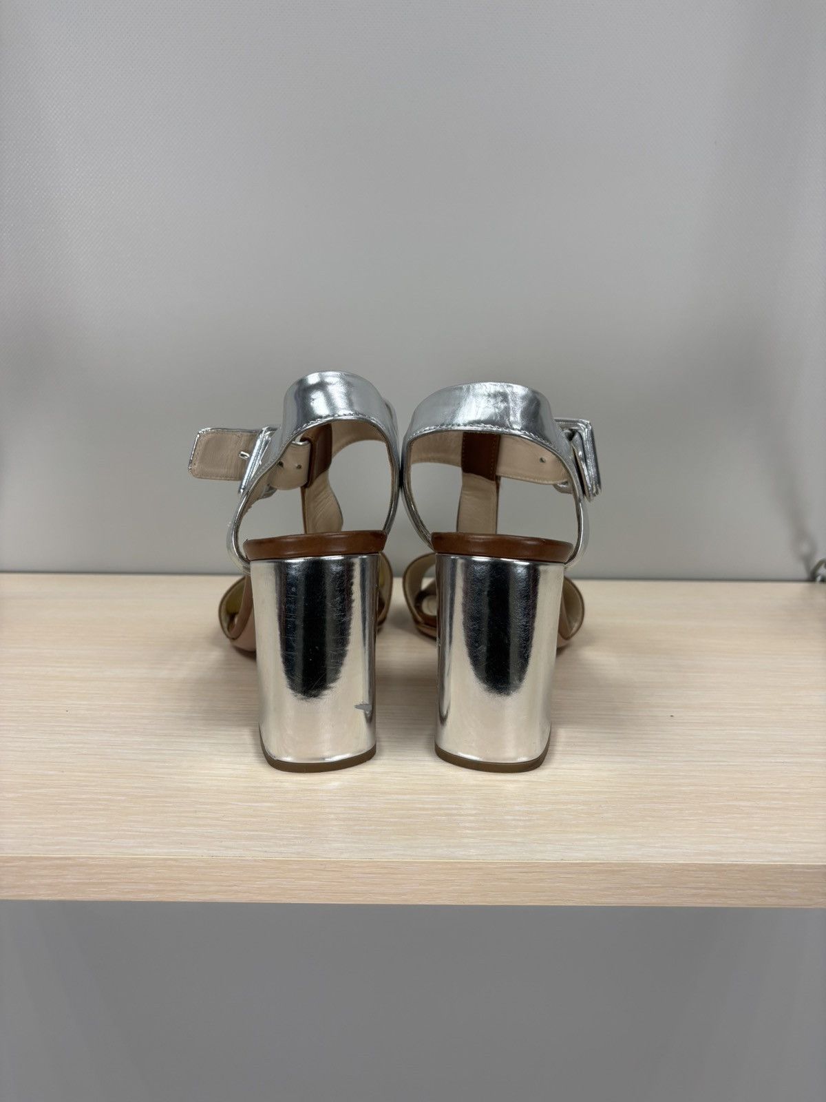 Prada Womens heels Prada Size 36 1/2 Color Brown Size US 6.5 / IT 36.5 - 6 Thumbnail