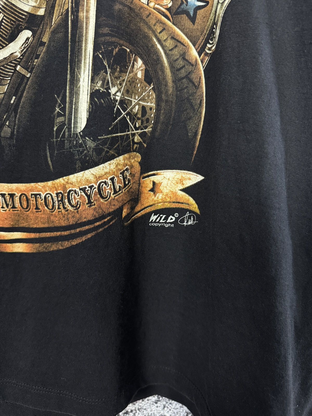 Vintage Men’s The Wild Spirit Vintage Motorcycle Eagle Logo Size XL Size US XL / EU 56 / 4 - 7 Thumbnail