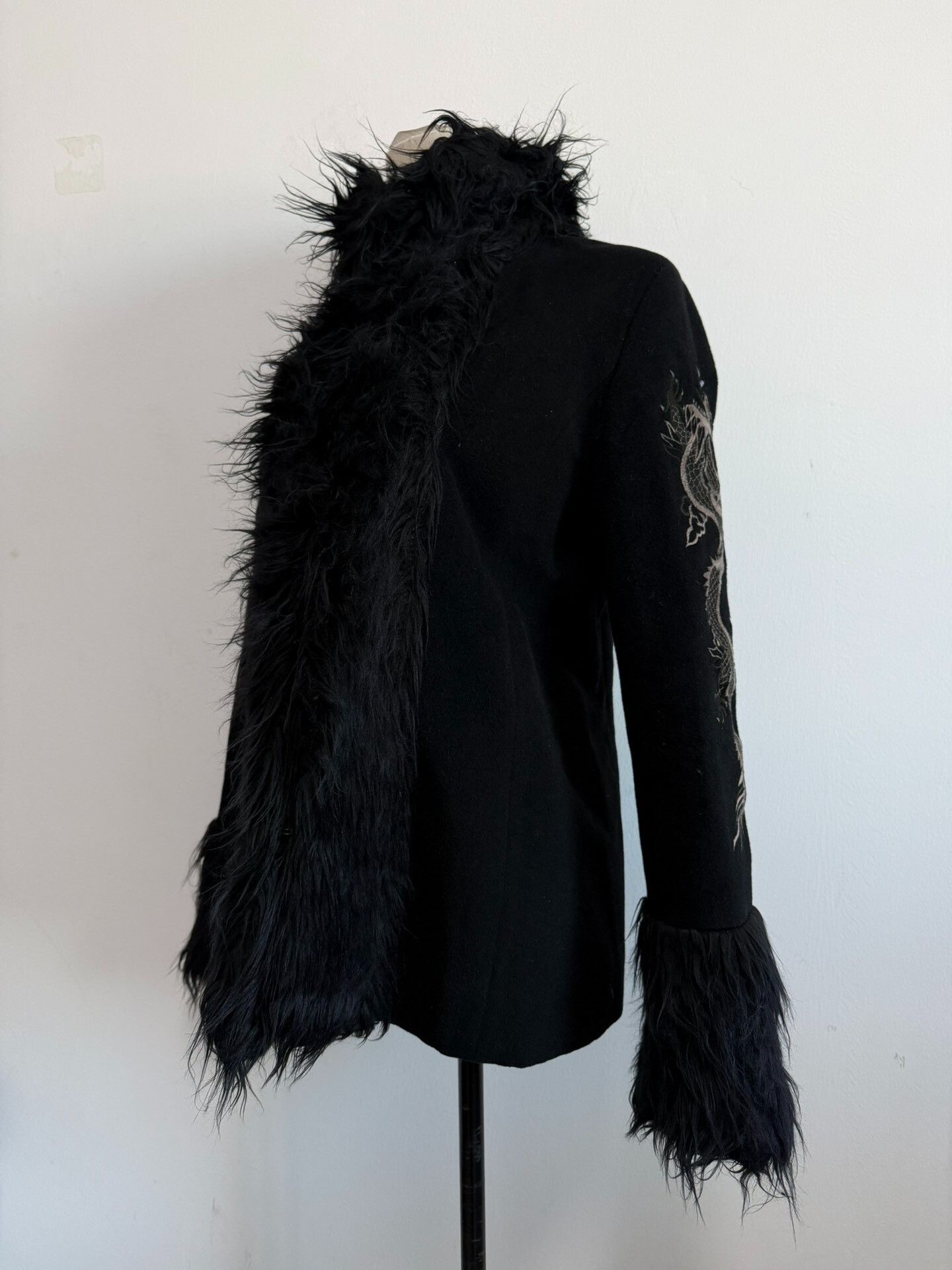 Vivienne Tam Vivienne Tam Dragon Embroidery Fur Collar Top Size M / US 6-8 / IT 42-44 - 1 Thumbnail