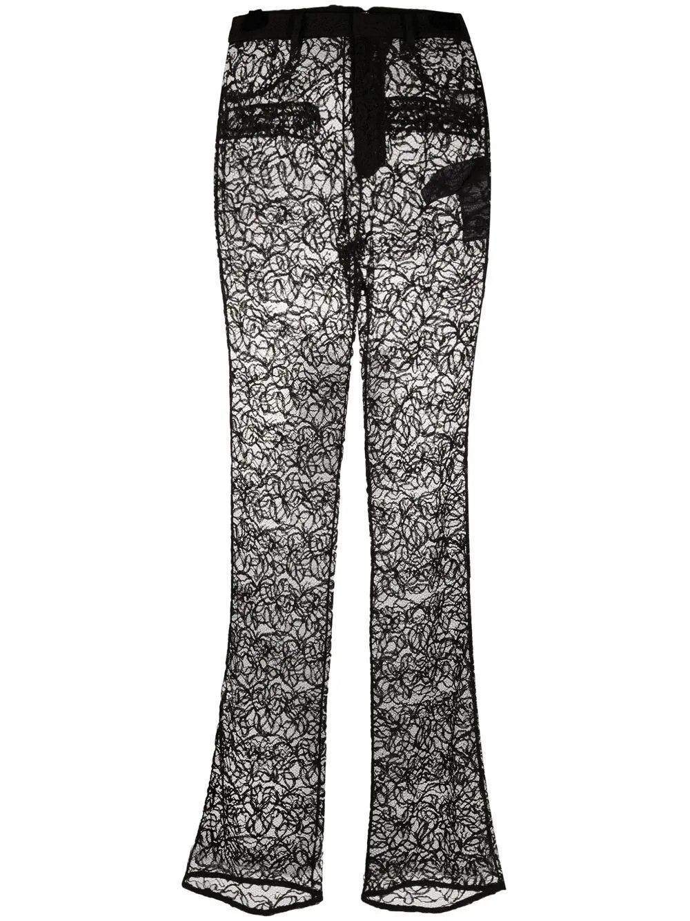 Saint Laurent Paris o1y0126 Casual Pant in Black Size 27" / US 4 / IT 40 - 1 Thumbnail