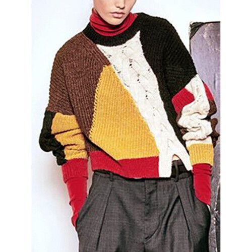 Isabel Marant Etoile 💥Isabel Marant Mohair Colorblock Knitwear Sweater Size M / US 6-8 / IT 42-44 - 2 Thumbnail