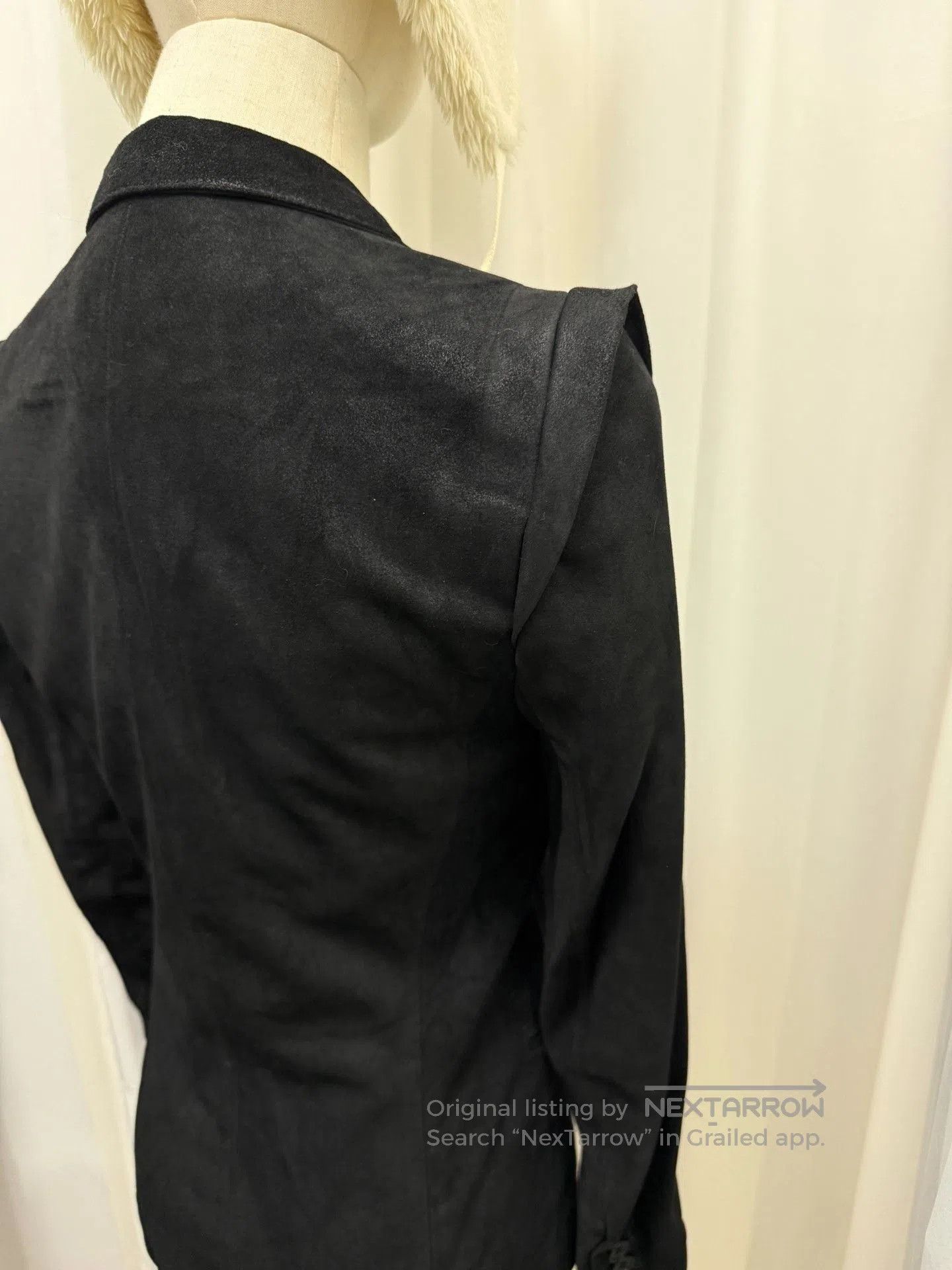 Ann Demeulemeester Ann Demeulemeester Distressed Sheepskin Blazer. Size XXS / US 00 / IT 34 - 5 Thumbnail
