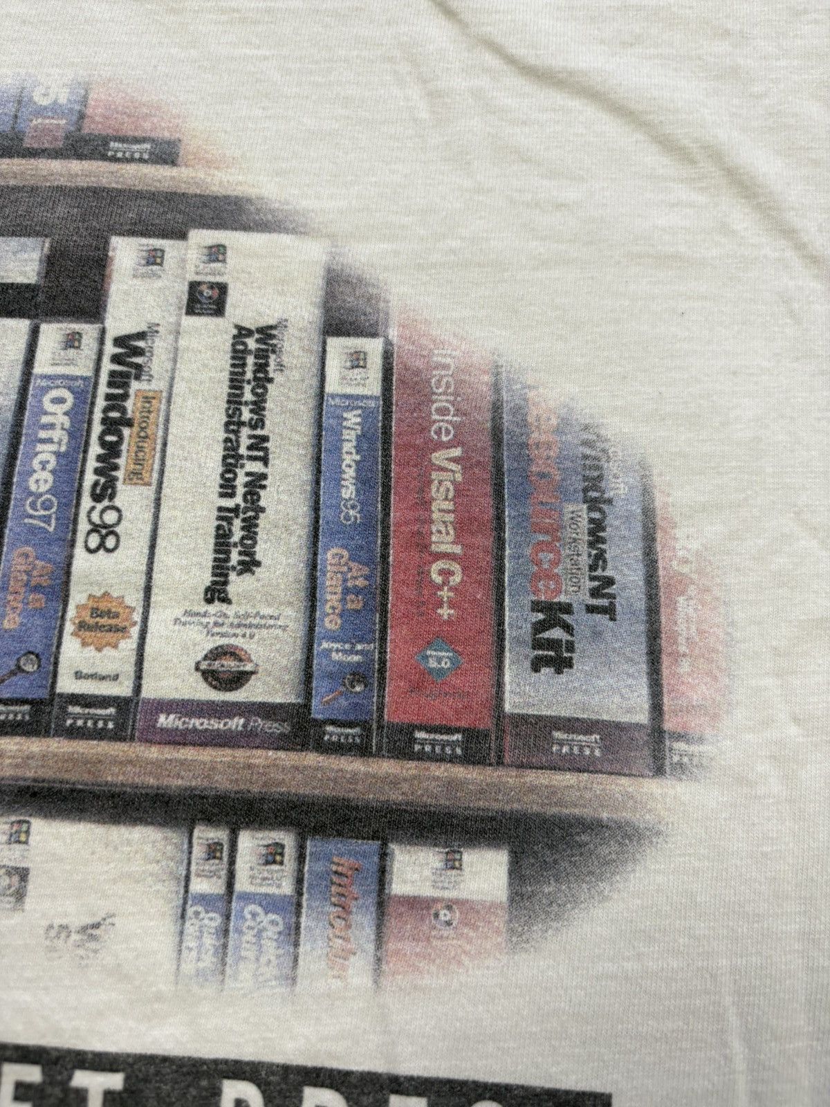 Microsoft Vintage 90s Microsoft Press Windows Start T-Shirt Computer Size US L / EU 52-54 / 3 - 13 Thumbnail