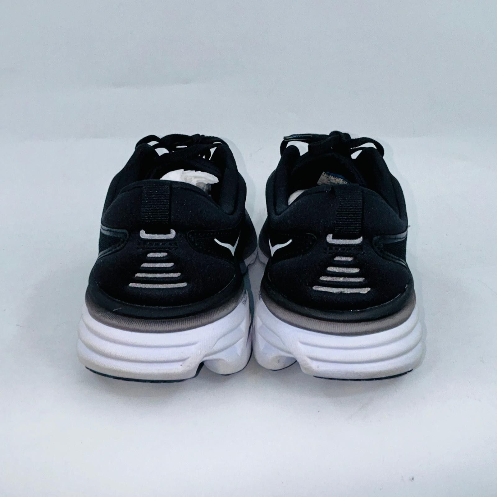 Hoka HOKA WOMEN'S BONDI8 WHITE-BLACK MESH RUNNING SHOES SIZE 9.5B Size US 9.5 / IT 39.5 - 3 Thumbnail