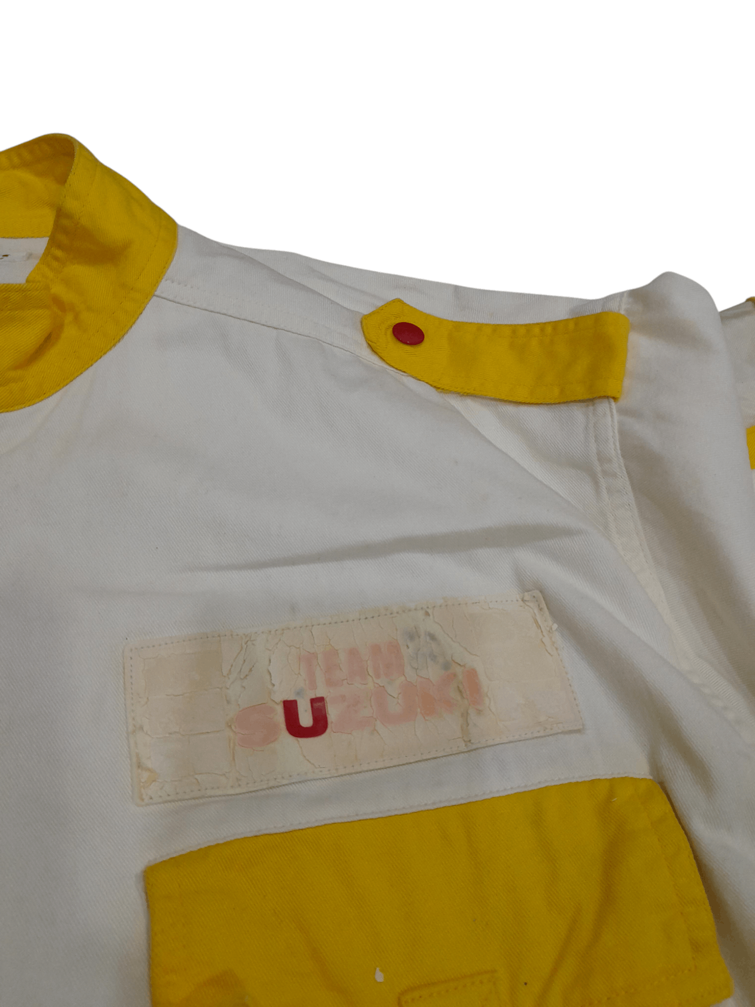 Fox Racing vtg SUZUKI TEAM Coveralls Japan (F498) Size US 33 - 10 Thumbnail