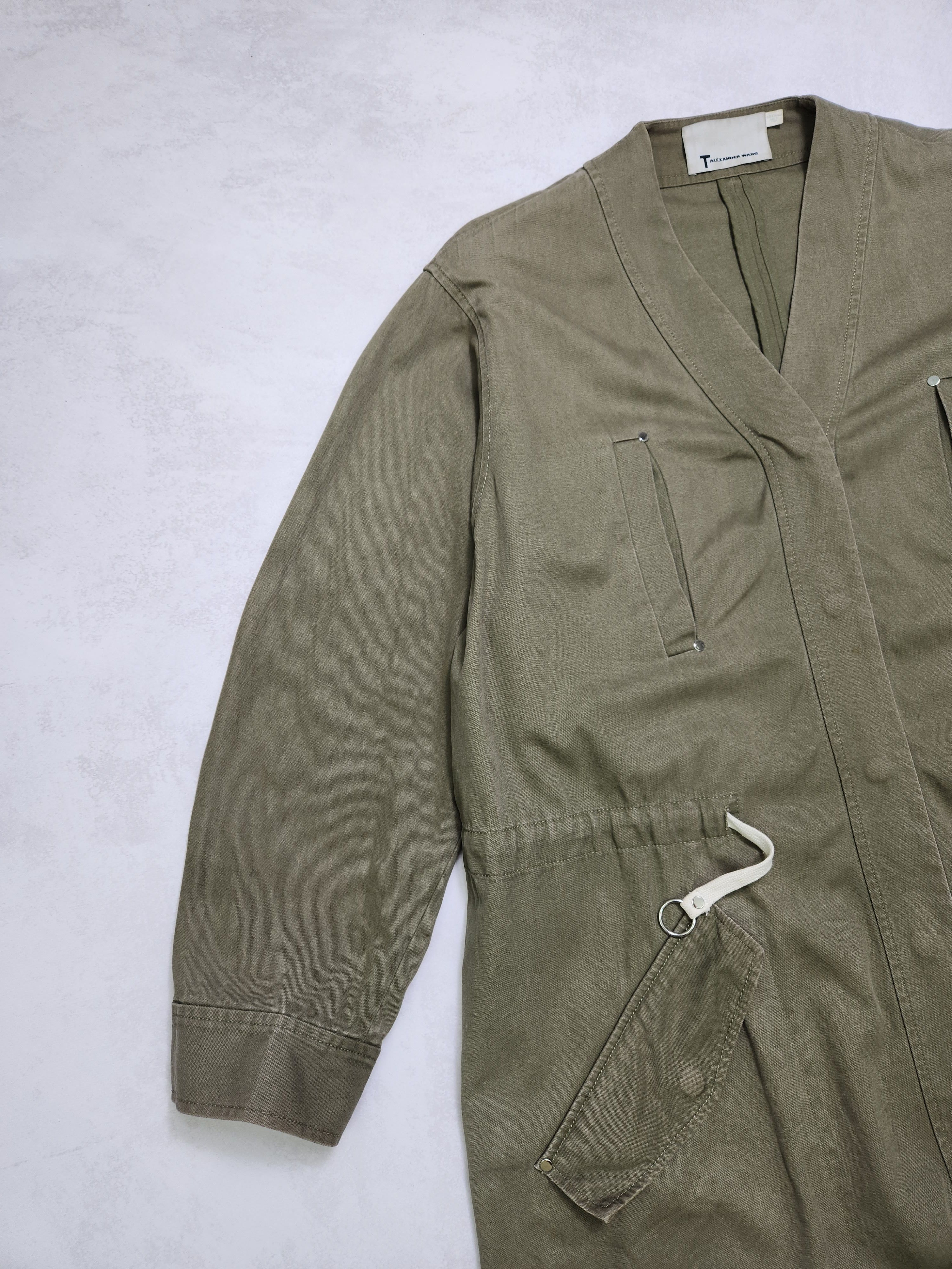 Alexander Wang Vintage T Alexander Wang khaki coat button ups Size XS / US 0-2 / IT 36-38 - 2 Thumbnail