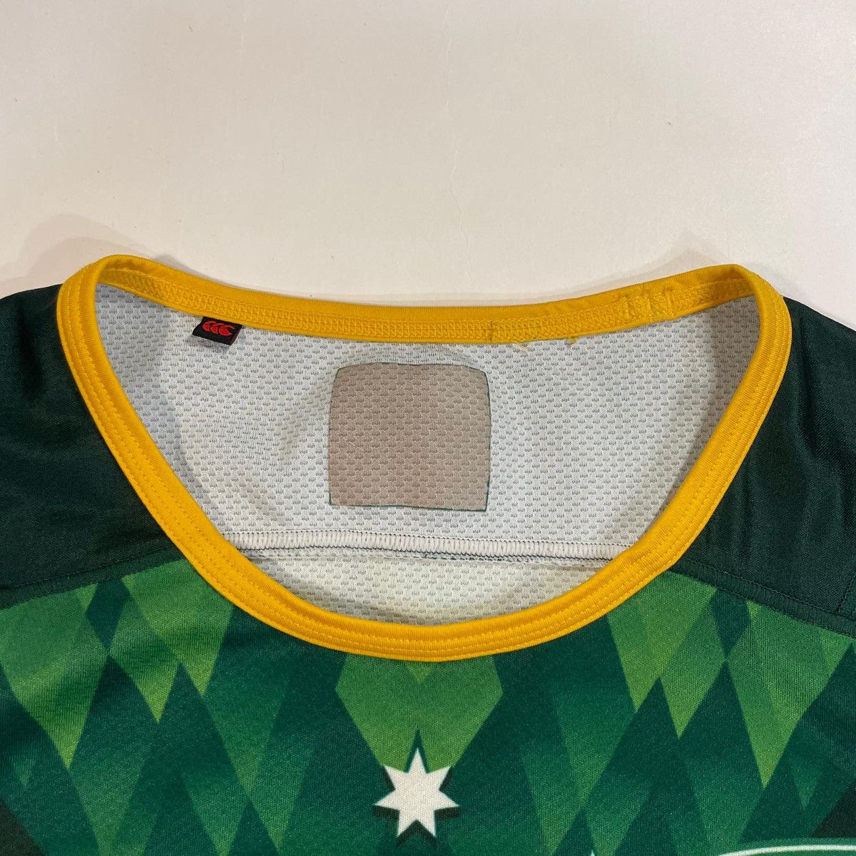 Other Australia Wallabies green and yellow rugby jersey shirt tee Size US XL / EU 56 / 4 - 7 Thumbnail