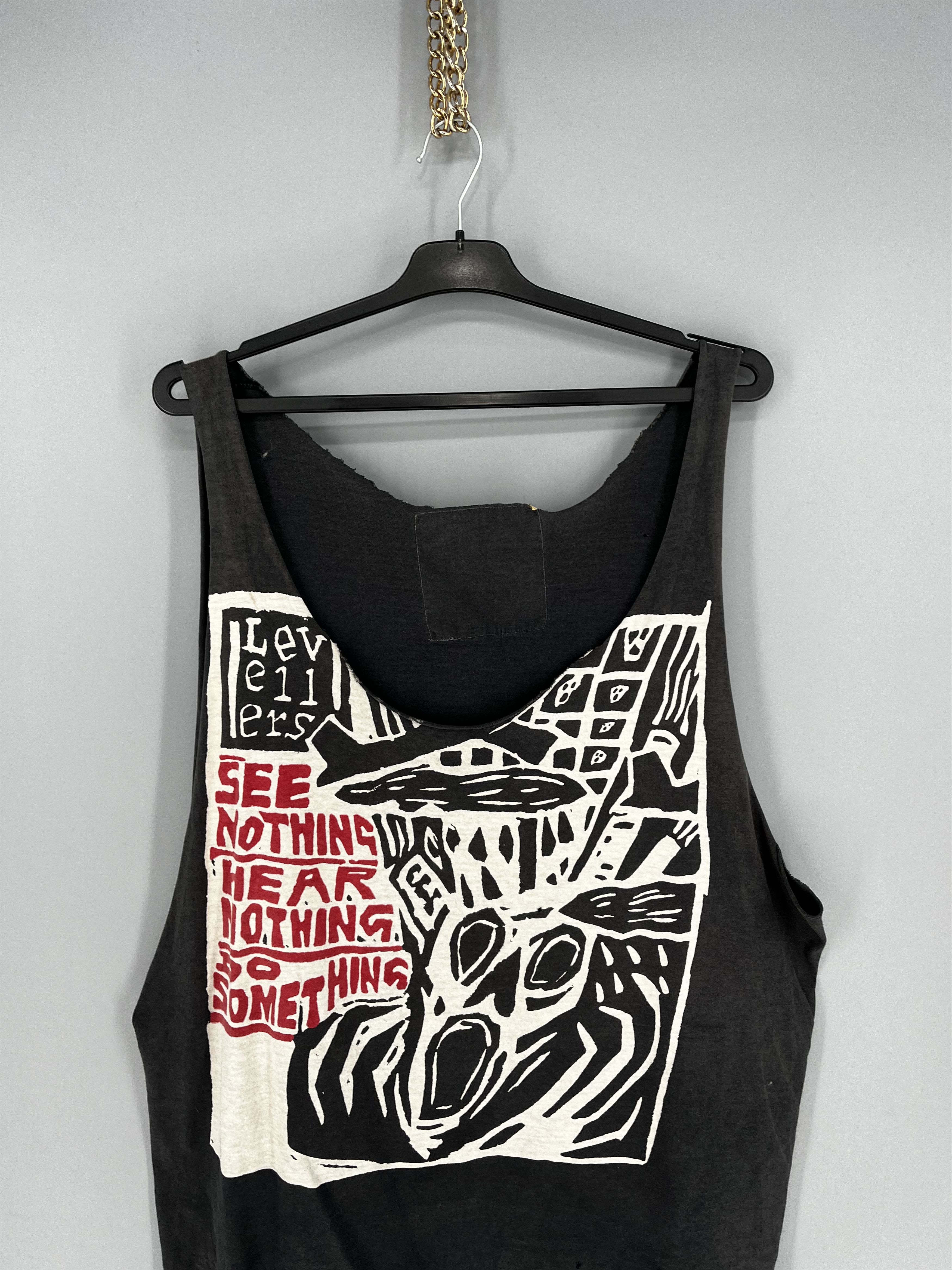 Band Tees Vtg band Levellers See Nothing Hear Nothing Do Something Size US L / EU 52-54 / 3 - 6 Thumbnail
